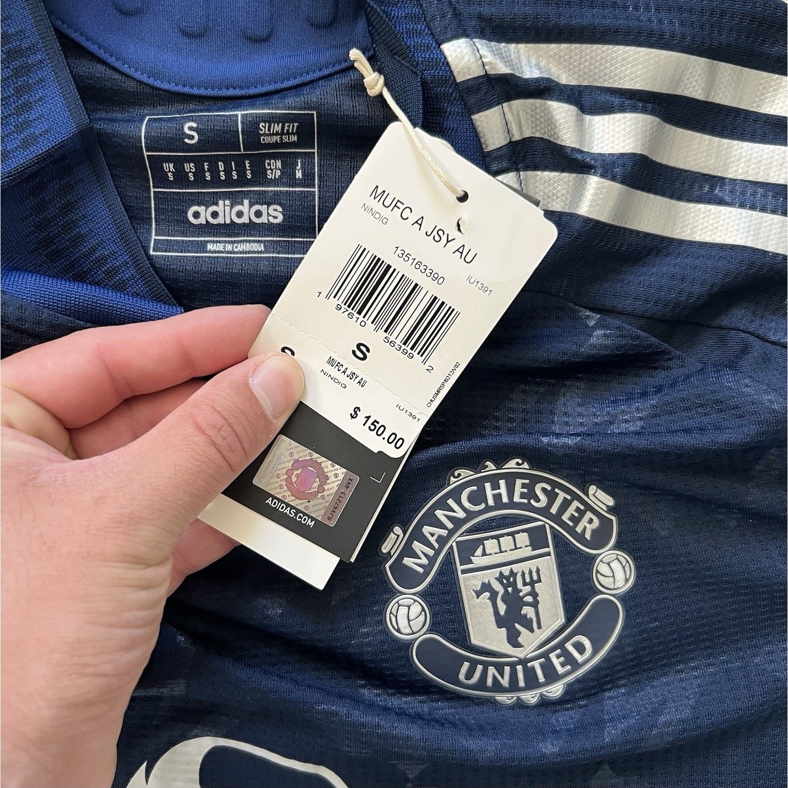 Adidas Adidas Manchester 24/25 Away Authentic Soccer Jersey Small Size US S / EU 44-46 / 1 - 8 Thumbnail