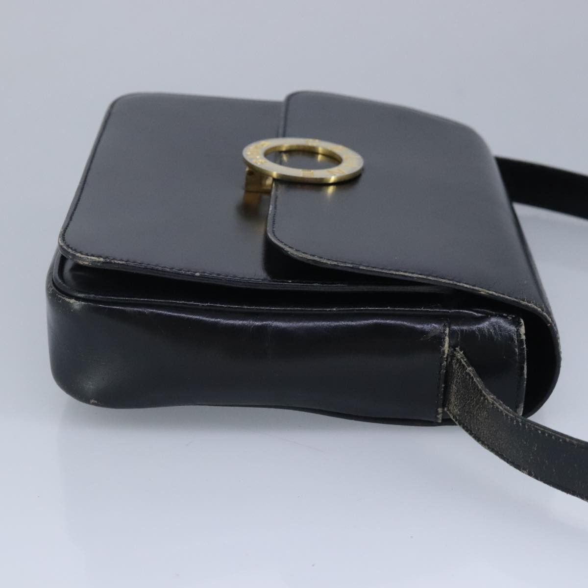 Celine CELINE Shoulder Bag Leather Black Gold Size ONE SIZE - 5 Thumbnail
