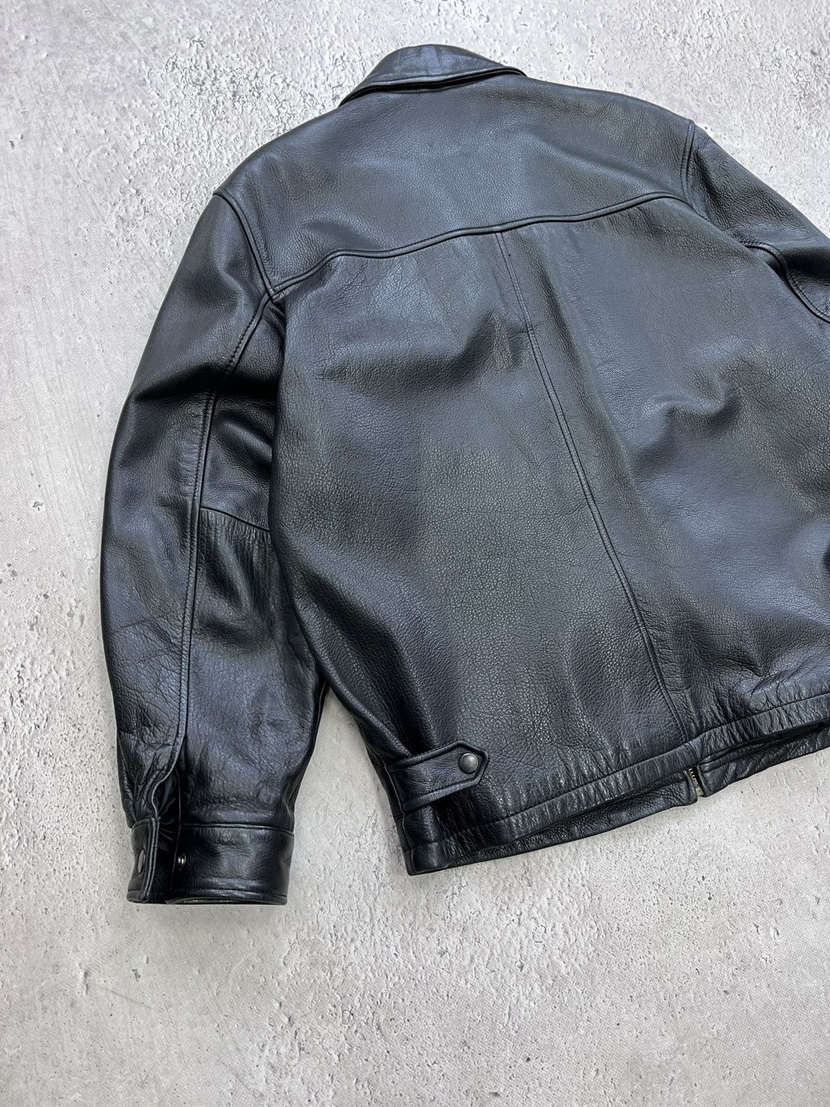 Genuine Leather × Japanese Brand VINTAGE Biker's Y2K Leather Jacket Perfecto Style SCHOTT Size US L / EU 52-54 / 3 - 9 Thumbnail