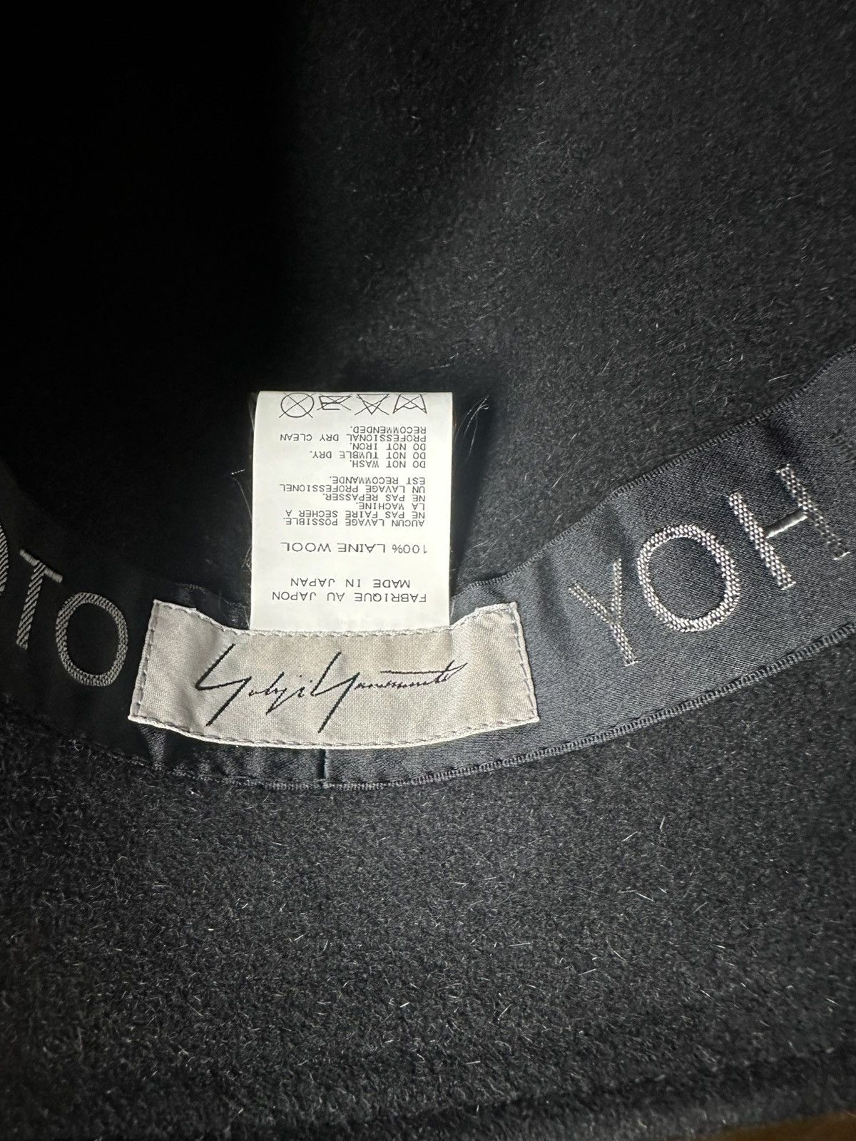Yohji Yamamoto Wool hat Size ONE SIZE - 4 Thumbnail