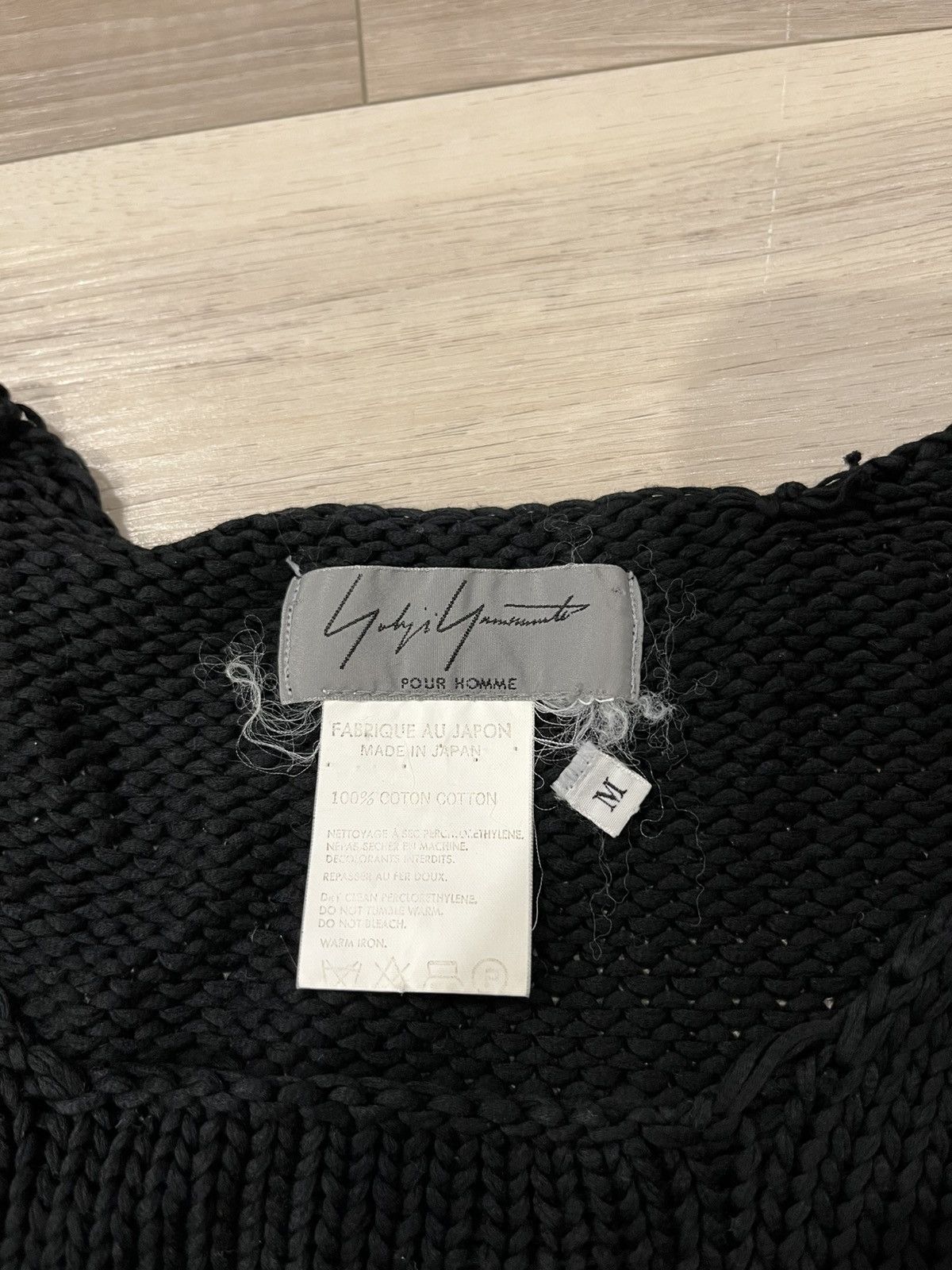 Yohji Yamamoto RARE 90s Yohji cotton knit sweater size M Size US M / EU 48-50 / 2 - 4 Thumbnail