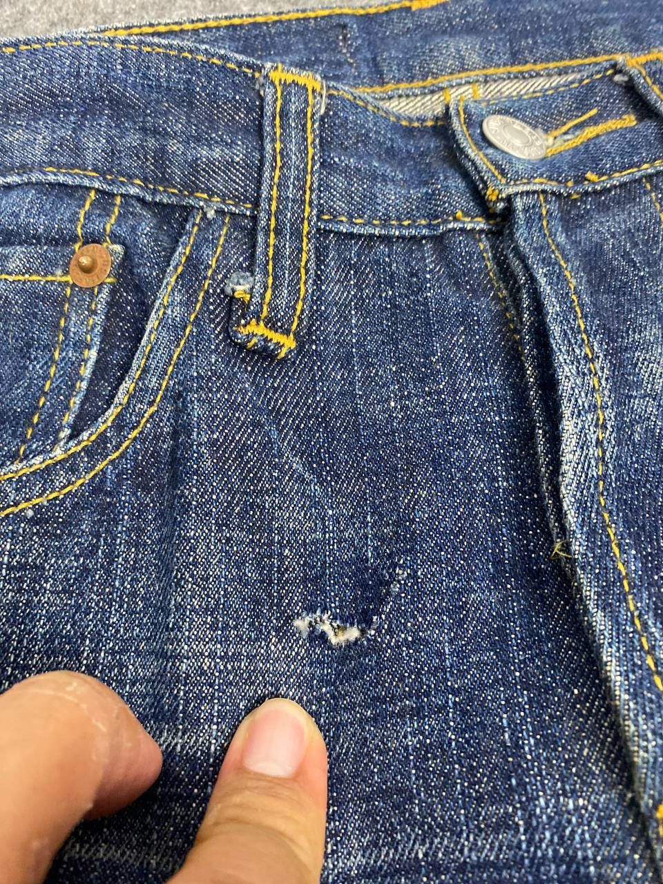 Japanese Brand justin japanese brands bootcut flare distressed denim Size US 30 / EU 46 - 10 Thumbnail
