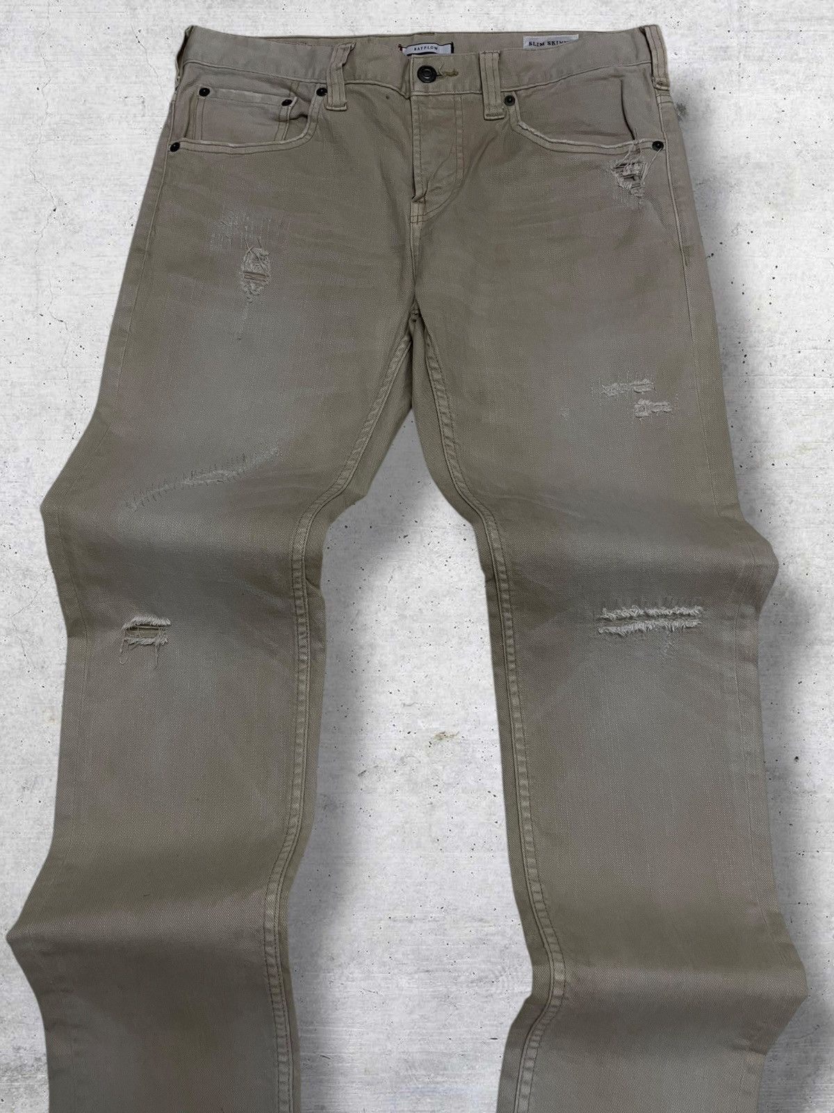 Japanese Brand VINTAGE BAYFLOW 1990S JAPAN DESIGNER RIPPED RARE STYLE DENIM Size US 32 / EU 48 - 4 Thumbnail