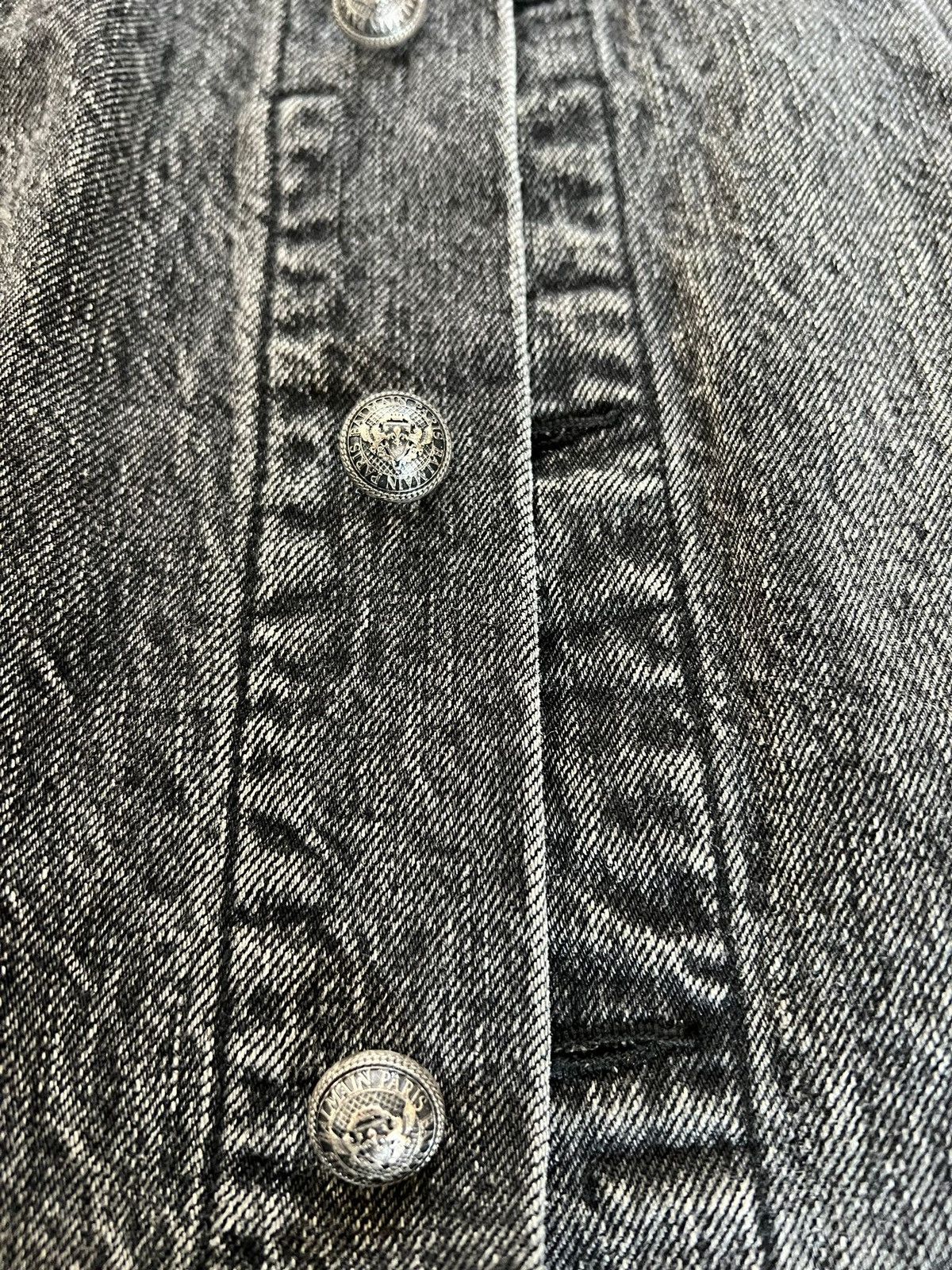 Balmain BALMAIN SIGNATURE PATCH DENIM JACKET Size US L / EU 52-54 / 3 - 7 Thumbnail