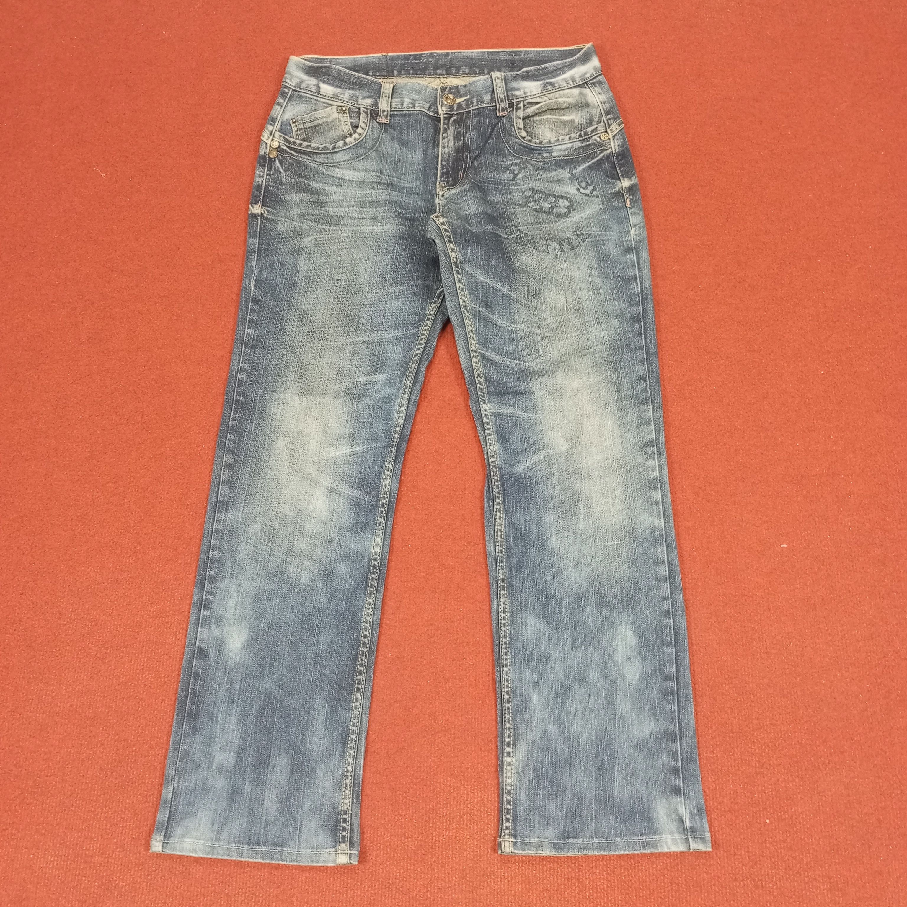 Christian Audigier × Ed Hardy × Vintage Ed Hardy Streetwear Style Jeans Skulls Design Size US 32 / EU 48 - 4 Thumbnail