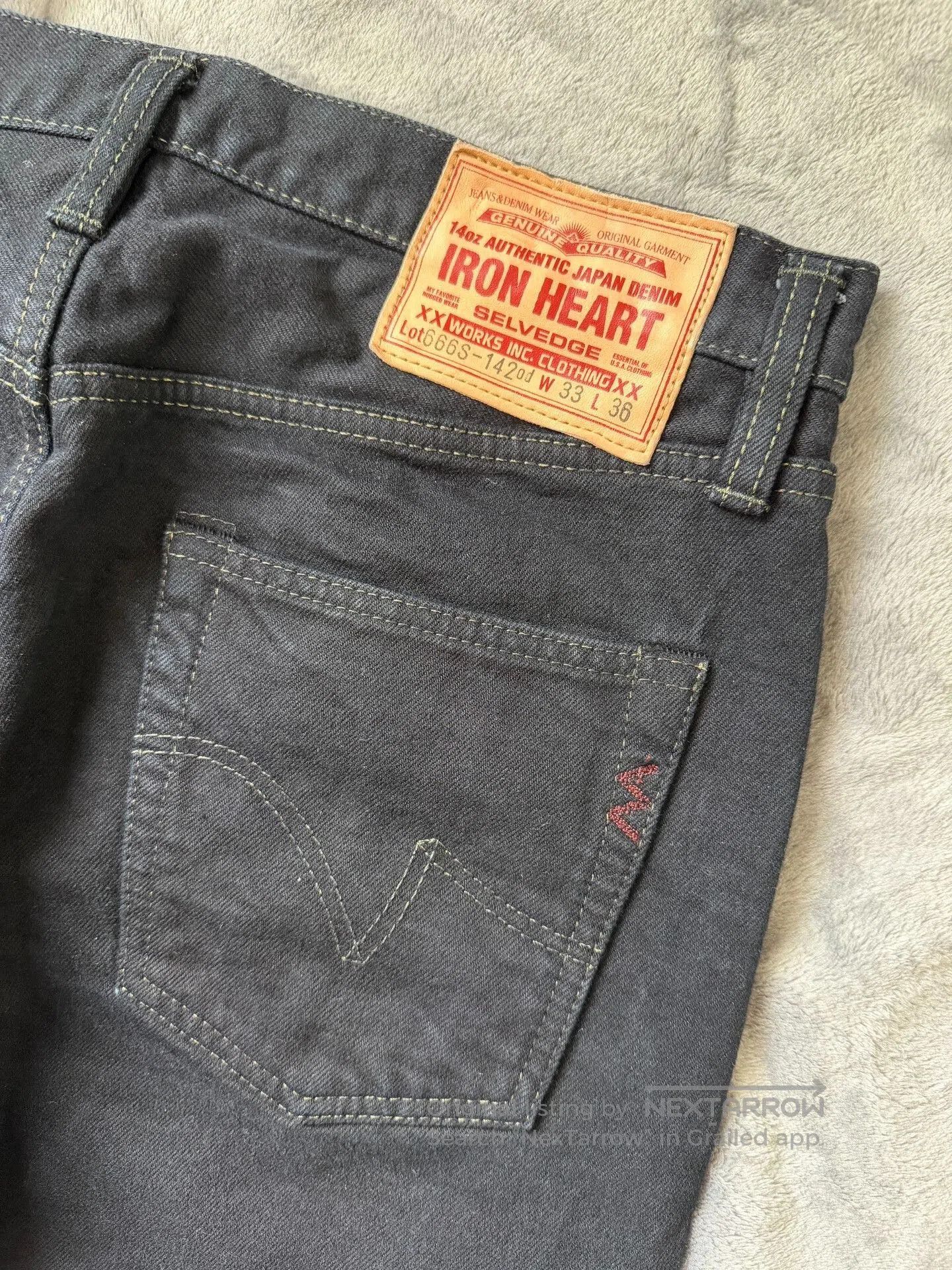 Iron Heart IRON HEART 666S. Size US 33 - 7 Thumbnail
