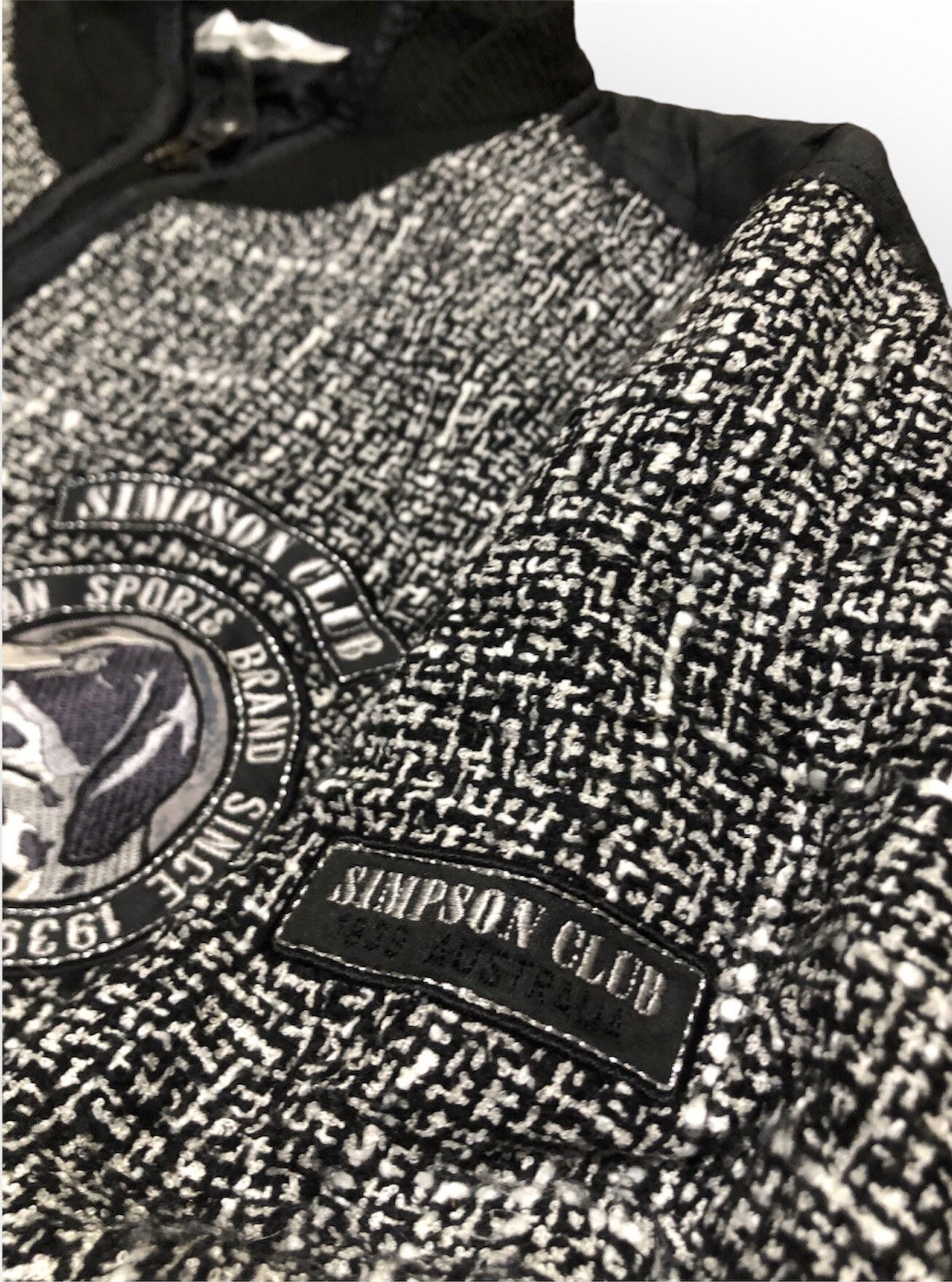 Vintage Rare Vintage 90s Simpson Club embroidery Jacket Big logo Size US XL / EU 56 / 4 - 4 Thumbnail
