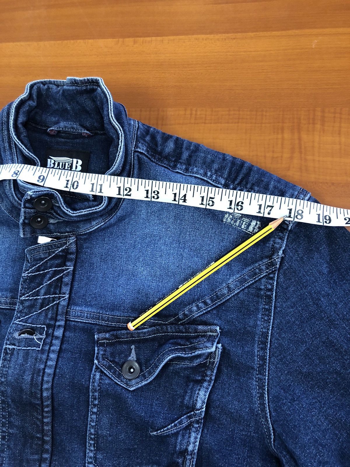 Japanese Brand Blue B Neo Denim Jacket Size US M / EU 48-50 / 2 - 19 Thumbnail