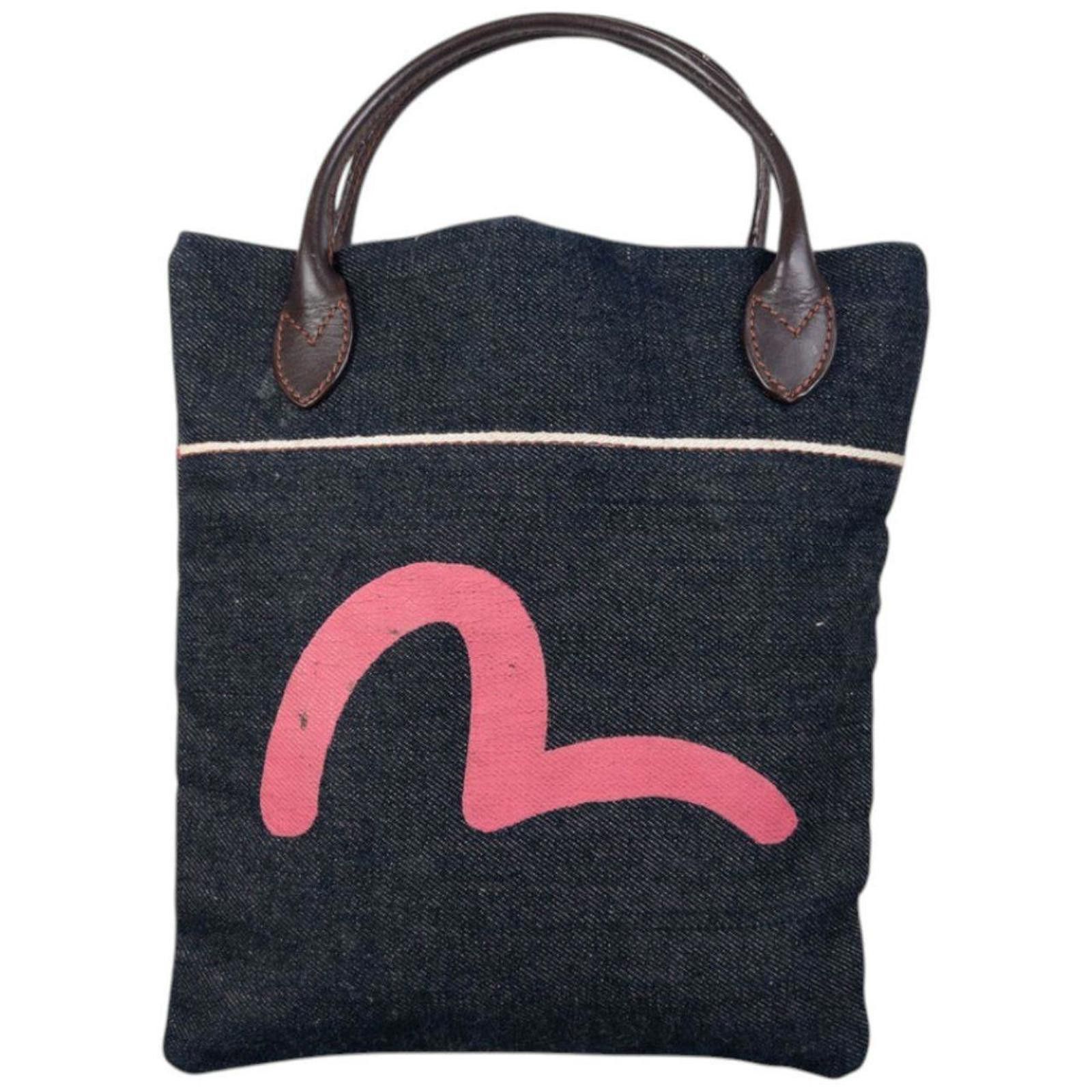 Evisu Vintage Evisu Gull Japanese Denim Handbag Size ONE SIZE - 2 Thumbnail