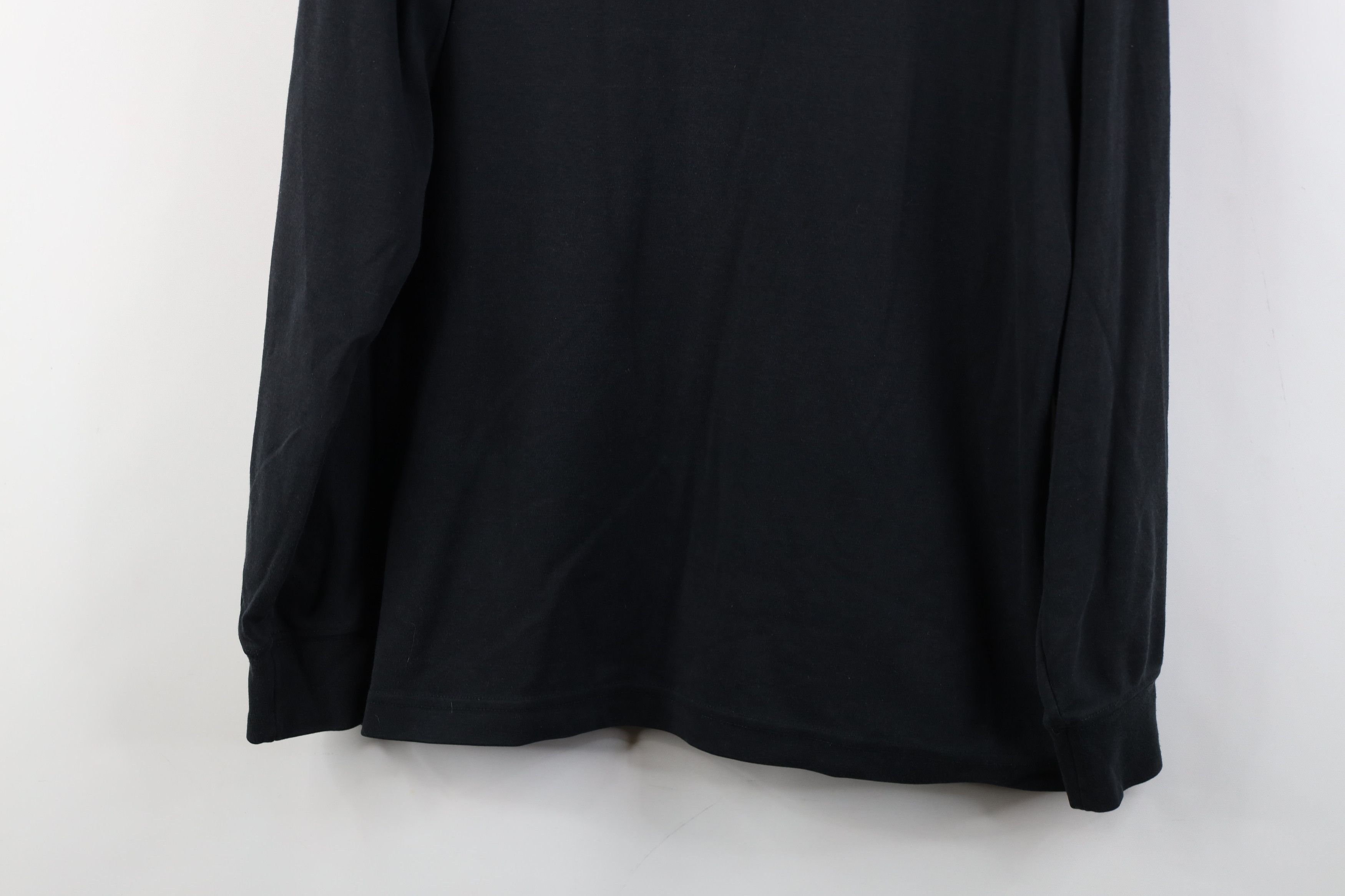 Lands' End Vintage 90s Lands End Long Sleeve Turtleneck T-Shirt Black Size M / US 6-8 / IT 42-44 - 3 Thumbnail