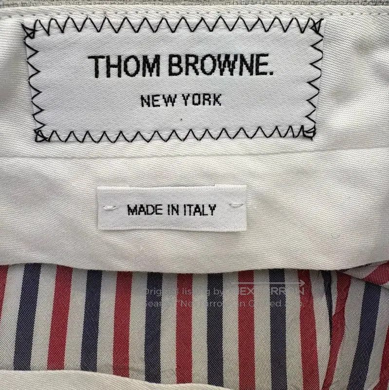 Thom Browne Thom Browne Pleated Gray Wool Midi Skirt . Size 23" - 7 Thumbnail