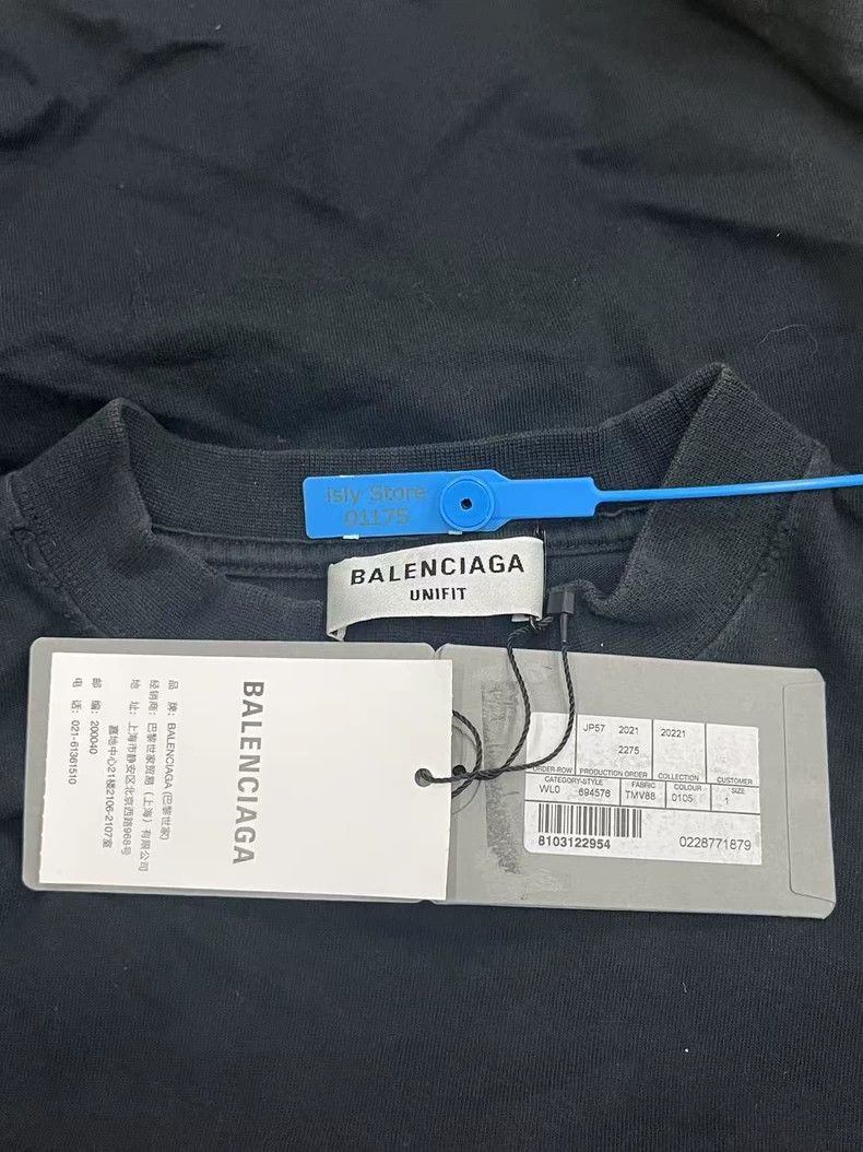 Balenciaga Balenciaga Metallica rock band series lightning letter pat Size US S / EU 44-46 / 1 - 5 Thumbnail