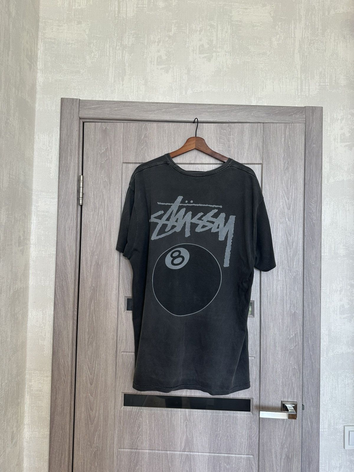 Stussy Stussy 8 Ball Pool Shirt Size XL 2000s Faded Gray Size US L / EU 52-54 / 3 - 4 Thumbnail