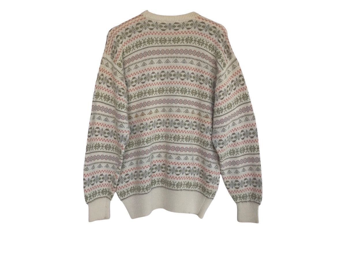 Burberry Vintage BURBERRYS fair isle pattern knit sweater Size US L / EU 52-54 / 3 - 5 Thumbnail