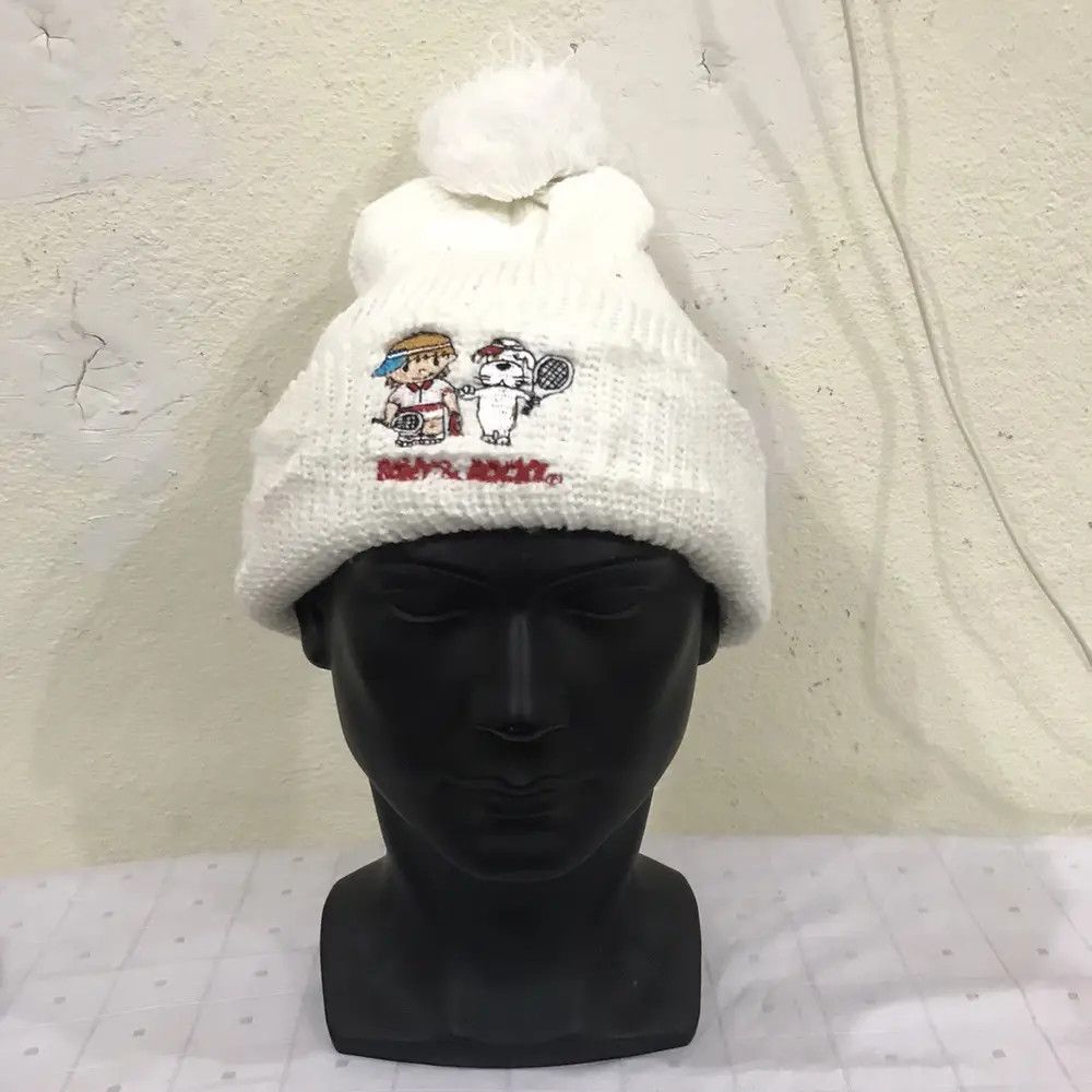 Cartoon Network × Japanese Brand × Vintage Roxy & Rocky Plain Knit Beanie Hat Size ONE SIZE - 2 Thumbnail