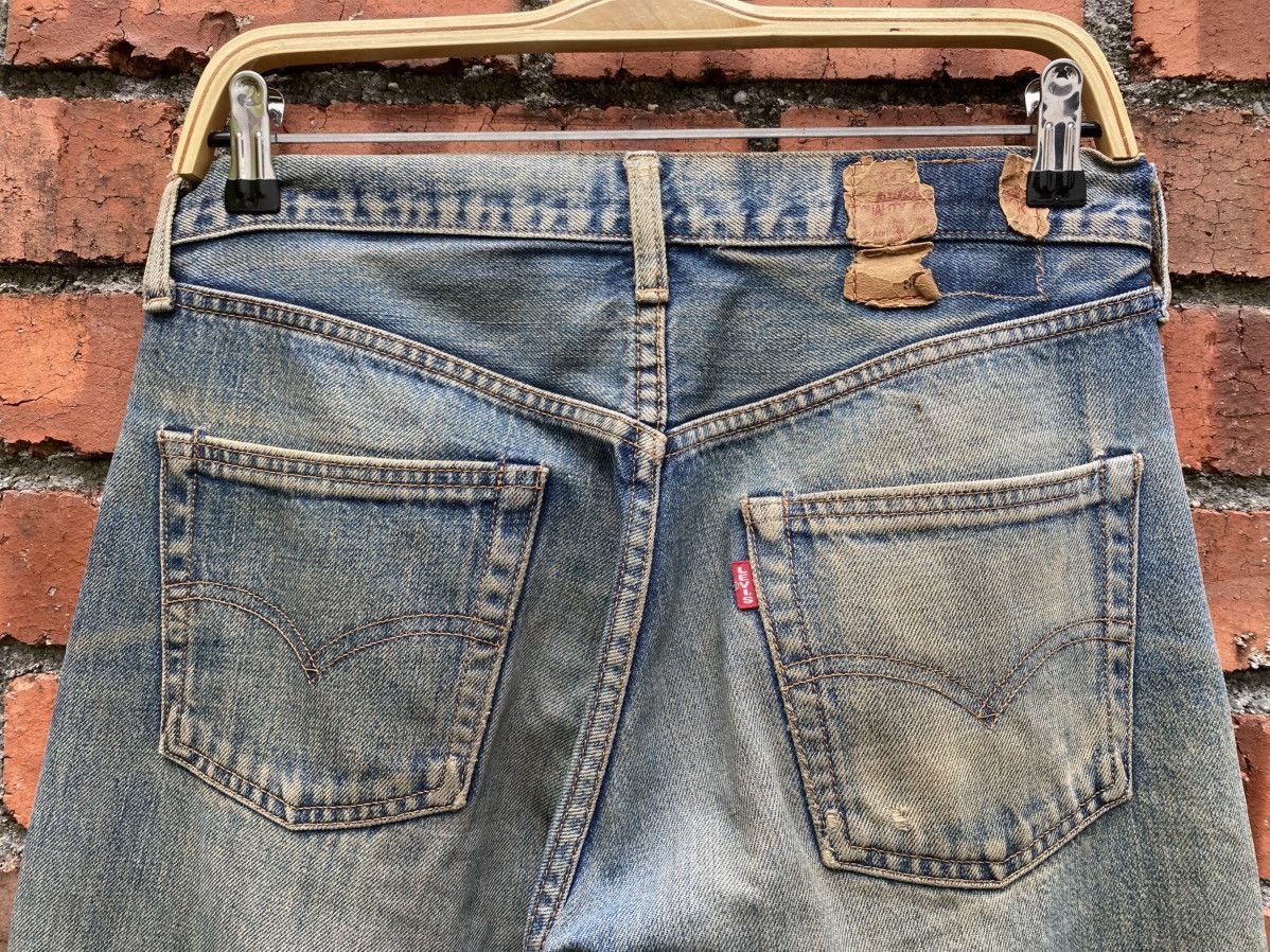 Levi's Vintage Clothing W31x33.5 Vintage levi's 502 redline big E denime Size US 31 - 3 Thumbnail
