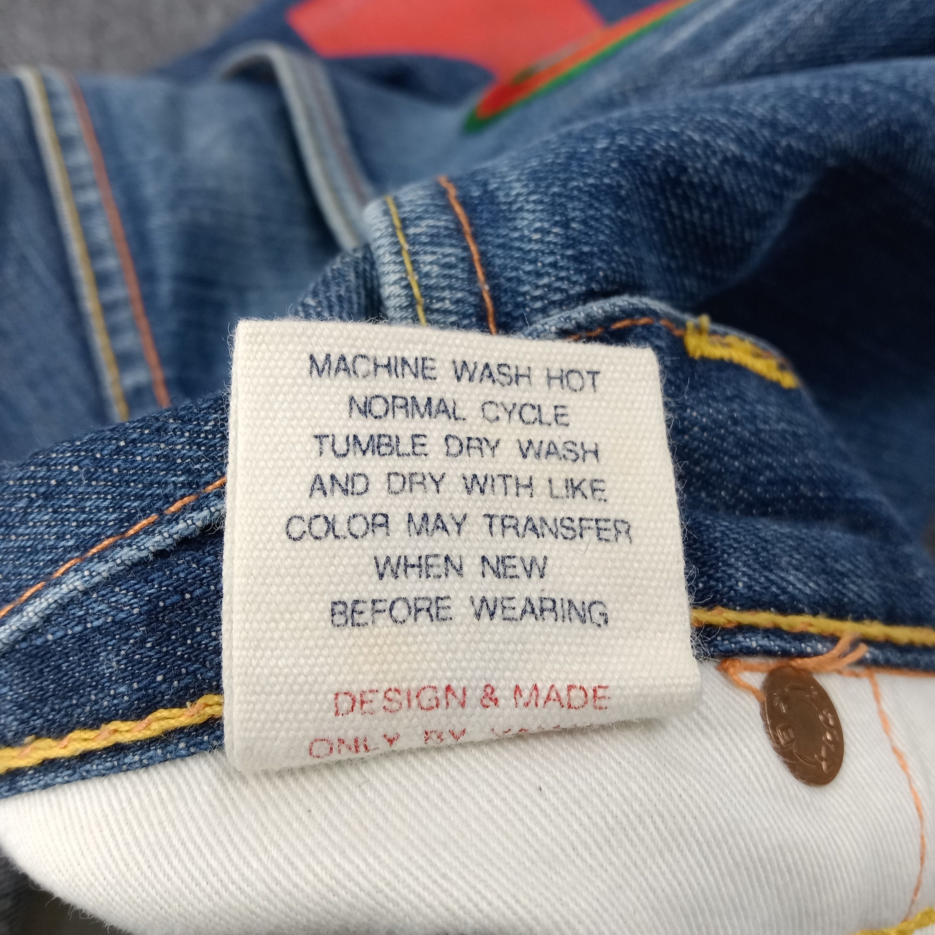Evisu Evisu Japanese Brand Daicock Custom Art Denim Jeans C258N4 Size US 32 / EU 48 - 15 Thumbnail