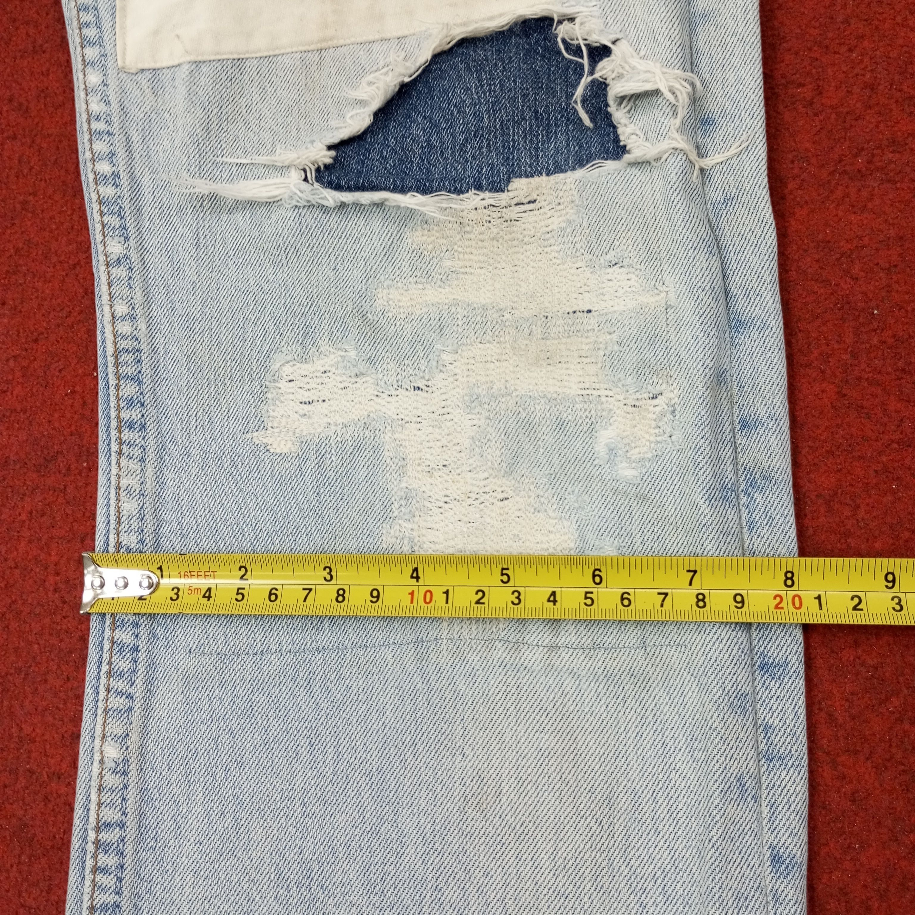 Levi's Levis Fashion Style Distressed Jeans c252n Size US 28 / EU 44 - 10 Thumbnail