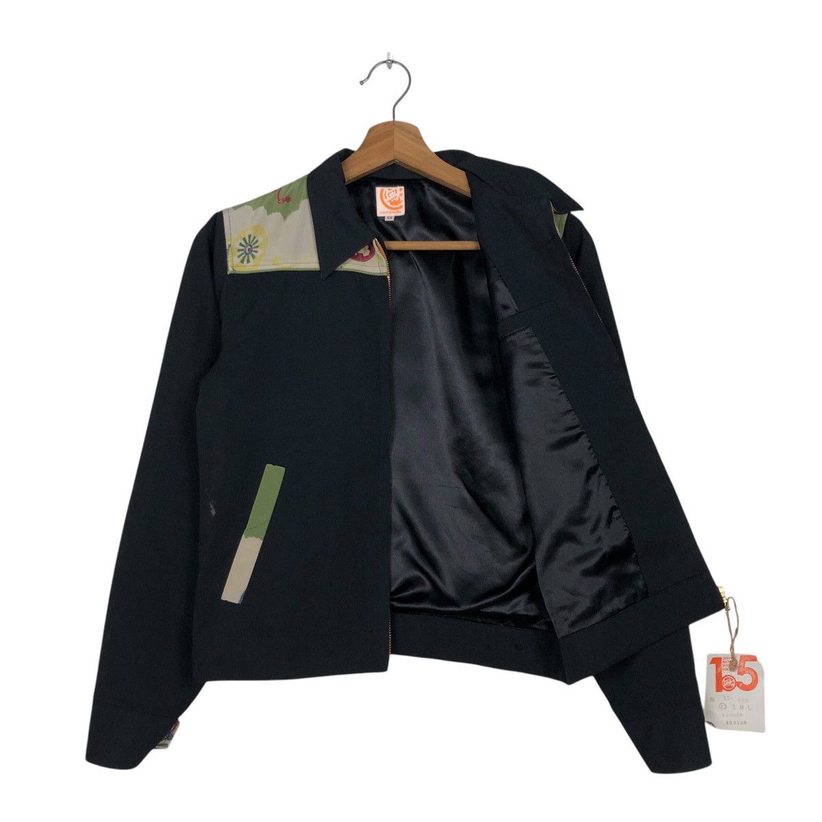 Hysteric Glamour 📌Vintage Cropped Biker Jacket Japanese Aloha Size US XS / EU 42 / 0 - 12 Thumbnail