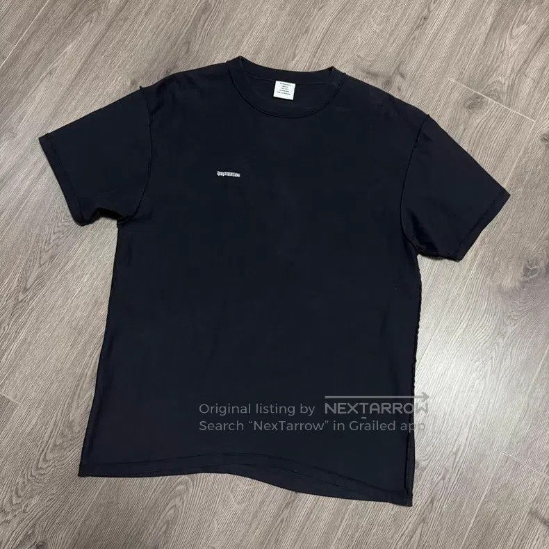 Vetements Black Cotton Short-sleeve T-shirt