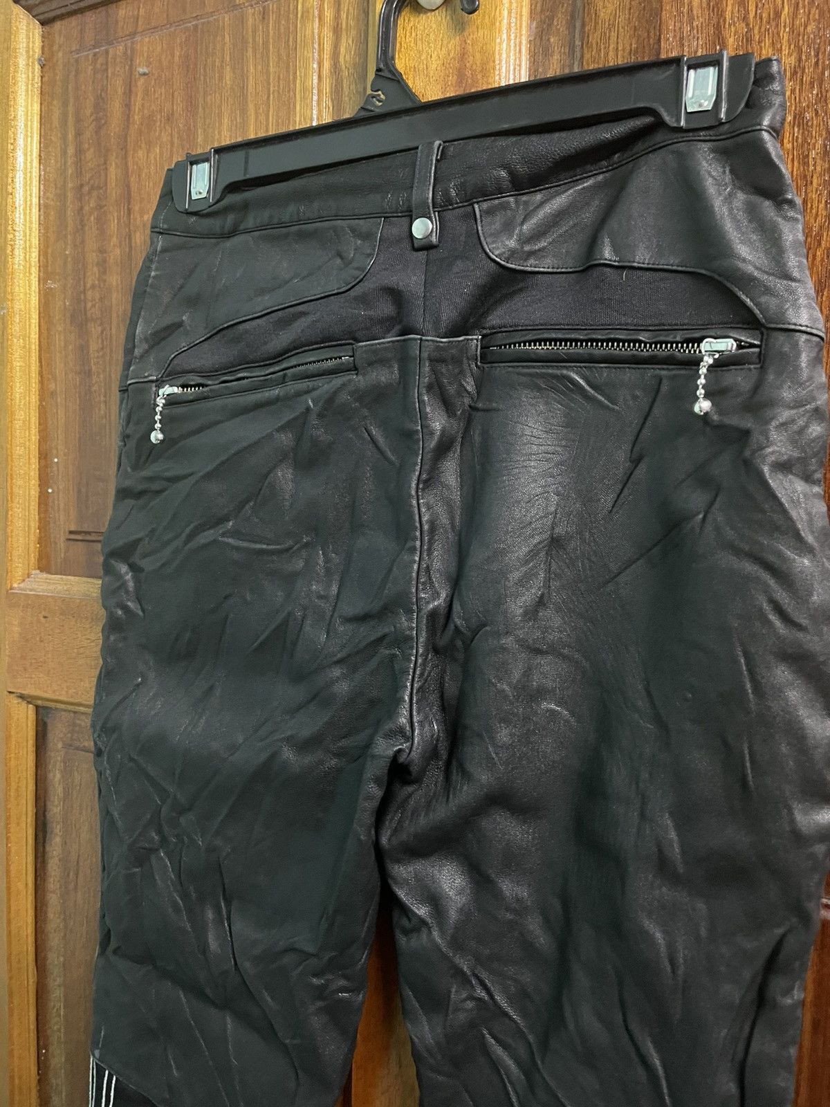 Adidas × Alexander Wang × If Six Was Nine Adidas x Alexander Wang RTW Leather Pants Size 26" / US 2 / IT 38 - 7 Thumbnail