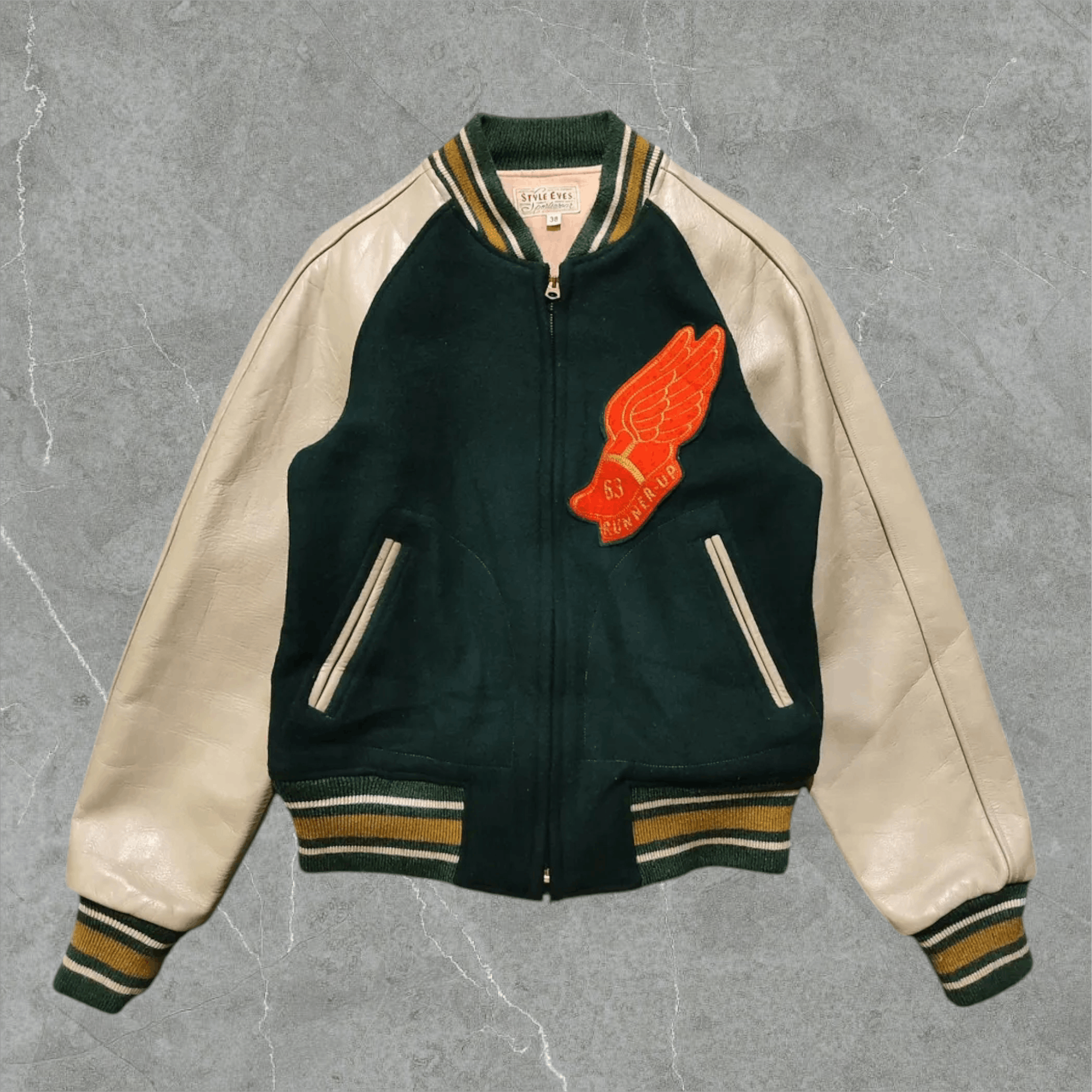 Toyo Enterprises Vintage Style Eyes by Toyo Enterprises Varsity Jacket GCW23 Size US M / EU 48-50 / 2 - 1 Thumbnail