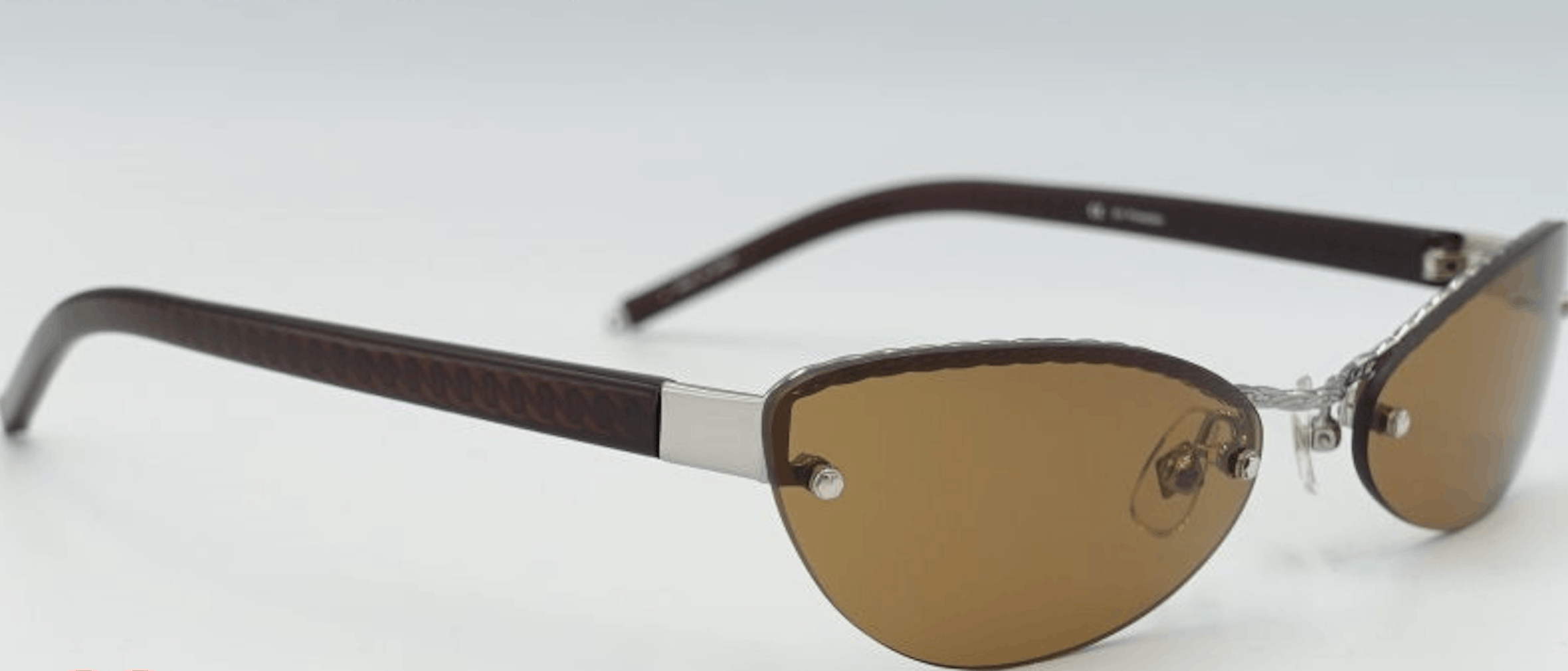 Jean Paul Gaultier Jean Paul Gaultier JPG Vintage Sunglasses Half Rimless Size ONE SIZE - 4 Thumbnail