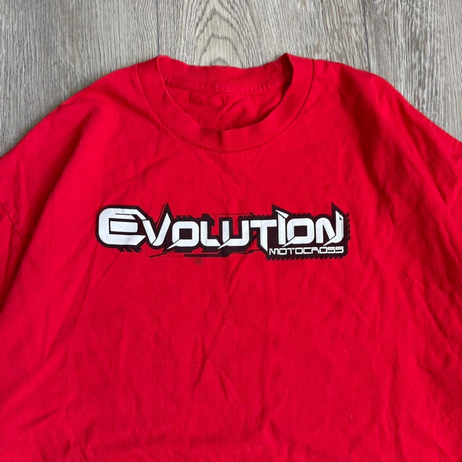 Other Vintage y2k evolution motocross tee Size US XL / EU 56 / 4 - 2 Thumbnail