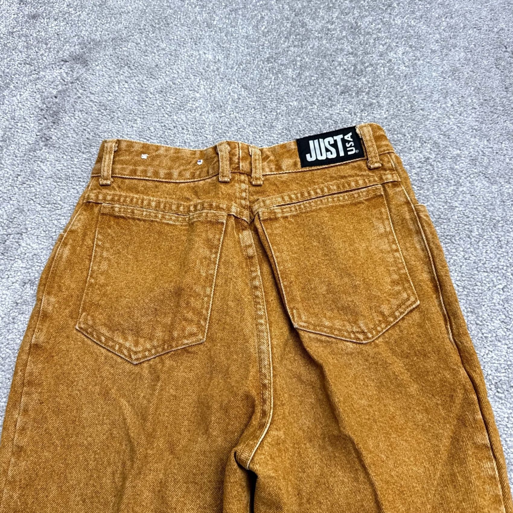 Vintage VINTAGE Just USA Jeans Womens 7 Brown Denim High Rise Tapered Mom Retro Cotton Size 28" / US 6 / IT 42 - 5 Thumbnail