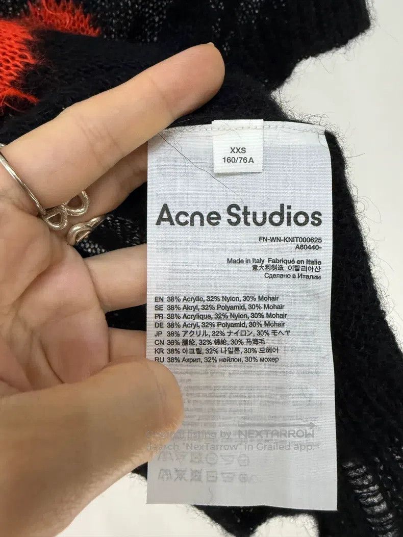 Acne Studios Acne Studios Butterfly Embroidery Mohair Blended Knit Shor Size XXS / US 00 / IT 34 - 5 Thumbnail