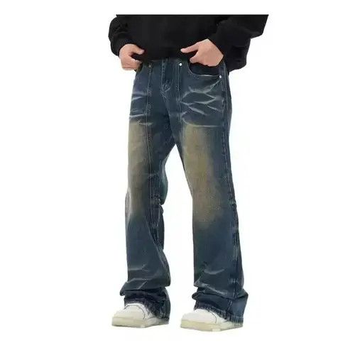 Japanese Brand Blue Stacked Denim Jeans Size US 32 / EU 48 - 1 Thumbnail