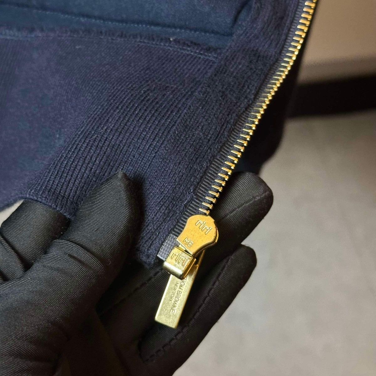 Thom Browne THOM BROWNE NAVY JACKET ZIP Size US L / EU 52-54 / 3 - 9 Thumbnail