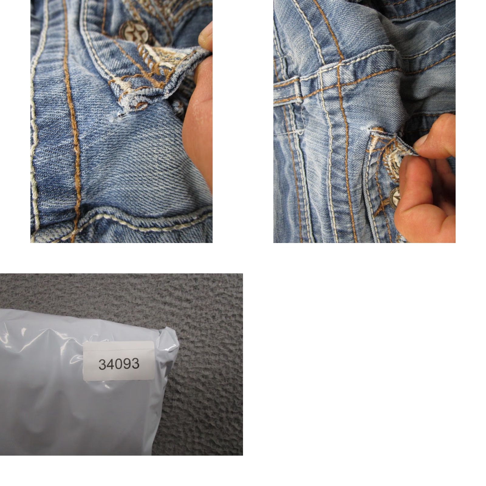 Vintage BKE Buckle Jeans Bootcut Distressed 5-Pocket Denim Flap Pocket Women's 27R Blue Size 27" / US 4 / IT 40 - 10 Thumbnail