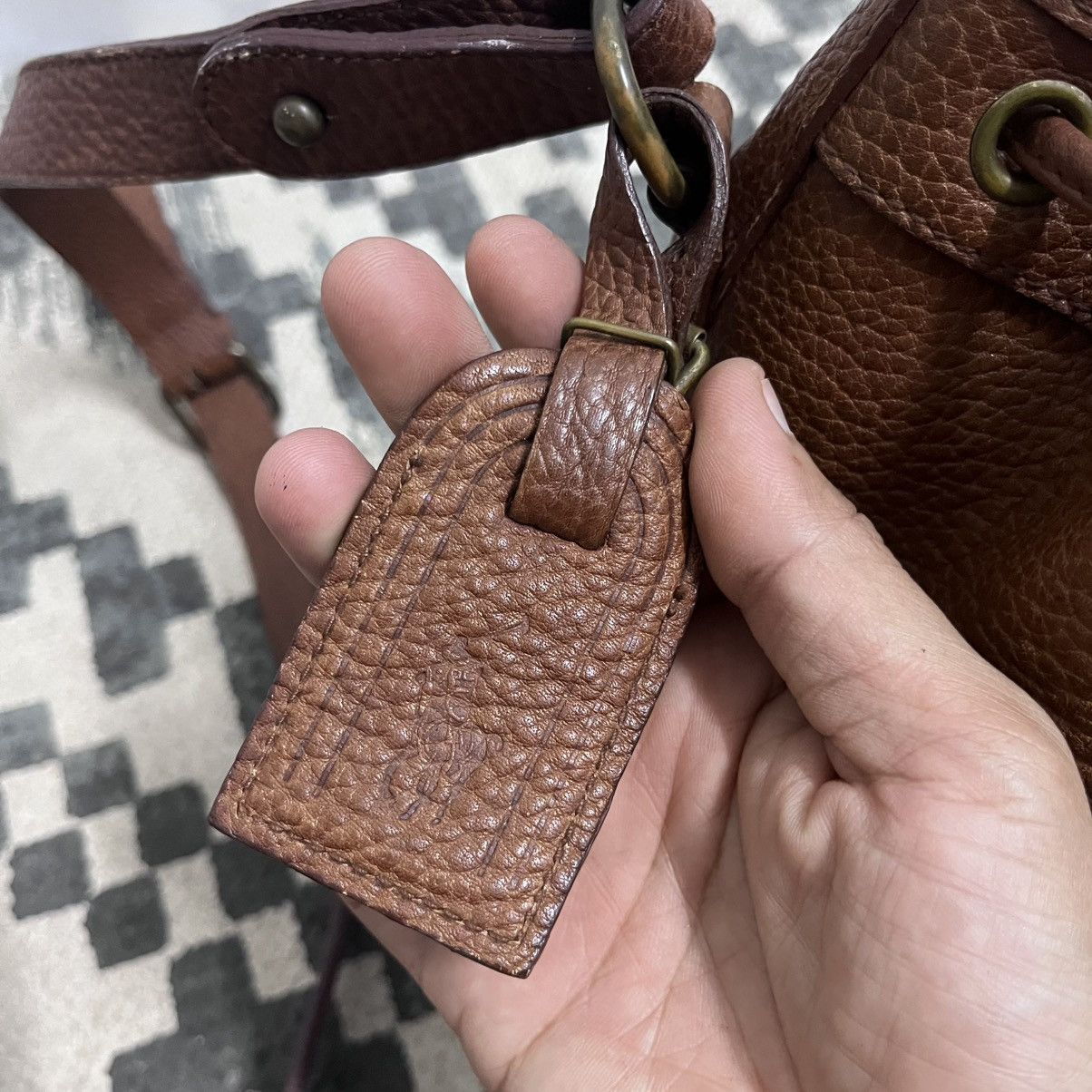 Polo Ralph Lauren Authentic Vintage Polo by Ralph Lauren Leather Bucket Bag Size ONE SIZE - 4 Thumbnail