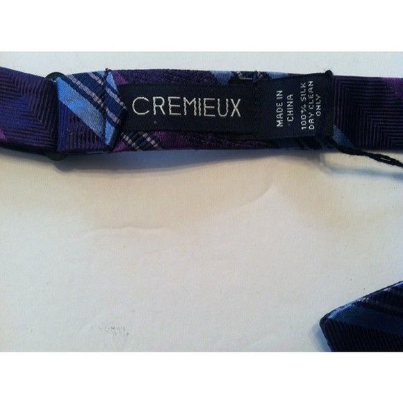 Daniel Cremieux DANIEL CREMIEUX PURPLE BOW TIE Size ONE SIZE - 9 Thumbnail