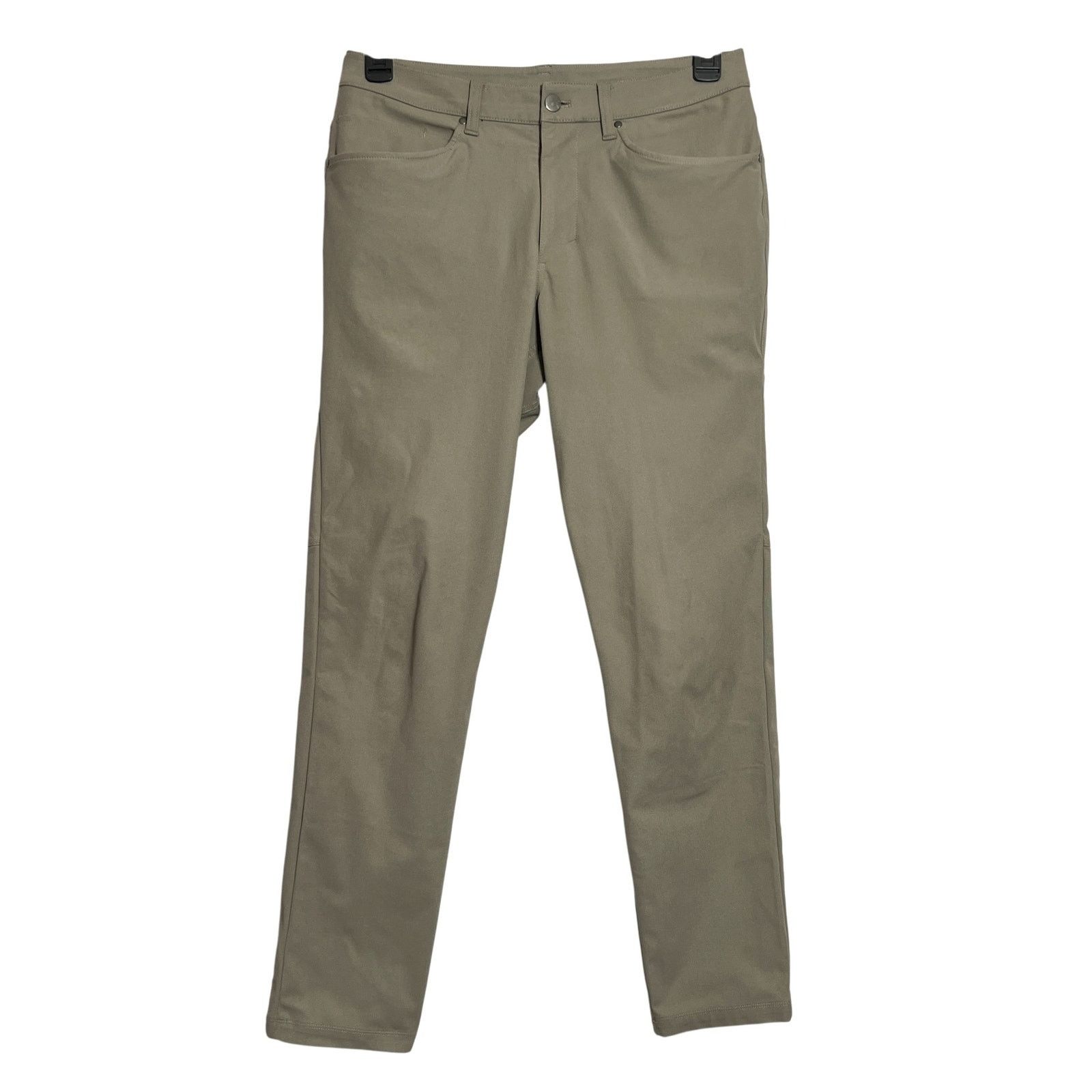 Lululemon Lululemon ABC Slim Fit Chino Grey Sage 5-Pocket 30x29 Size US 30 / EU 46 - 1 Thumbnail