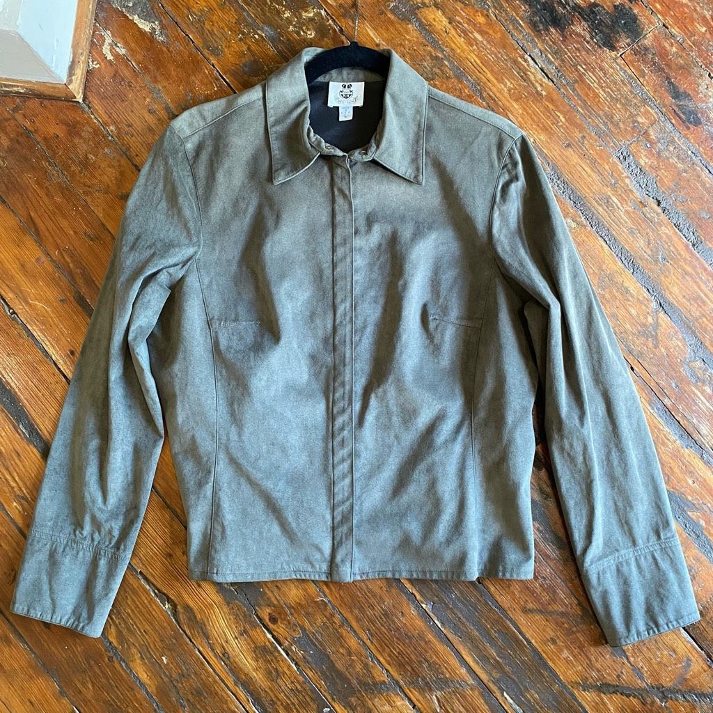Holt Renfrew Renfrew Olive Green Full-Zip Up Vintage Jacket, Size Large Size L / US 10 / IT 46 - 1 Thumbnail