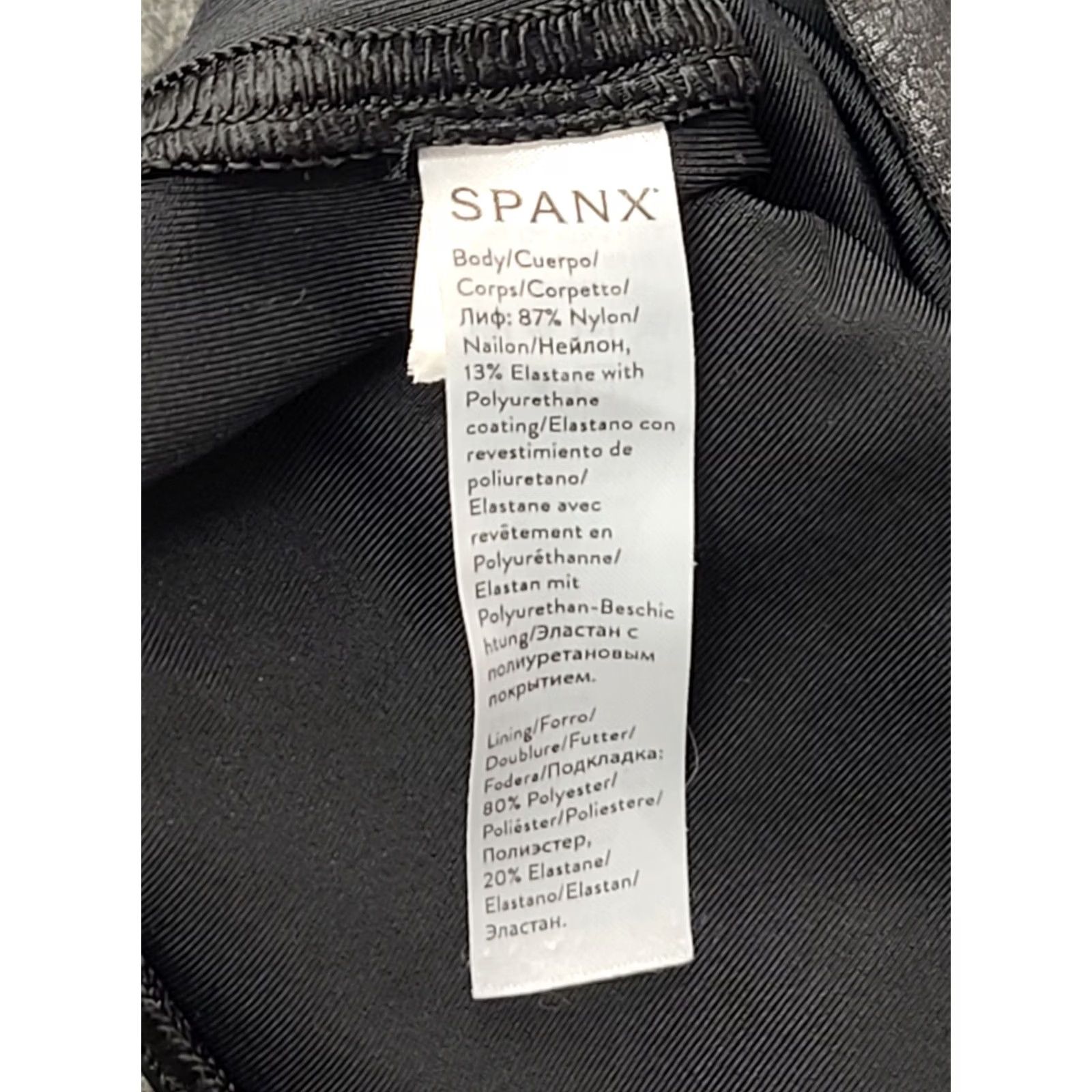 Spanx Spanx Moto Leggings Womens M Faux Leather Ankle High Rise Quilted Black Size M Slimming Shaping Activewear Size 32" / US 10 / IT 46 - 6 Thumbnail