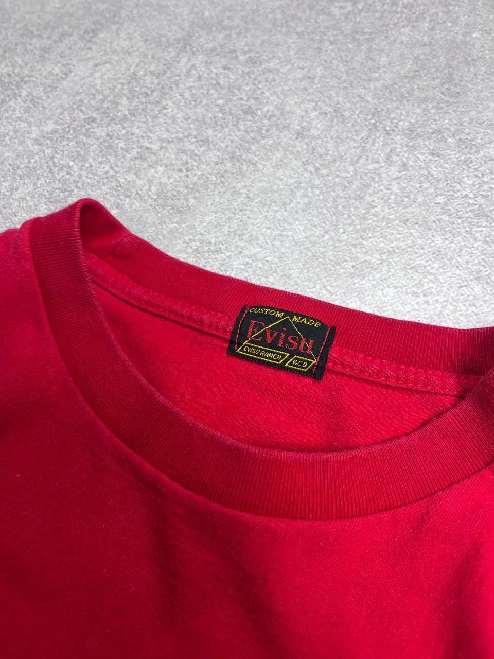 Vintage Vintage Evisu Big Logo Pocket Japanese Boxy T-shirt Y2K L Size US L / EU 52-54 / 3 - 4 Thumbnail
