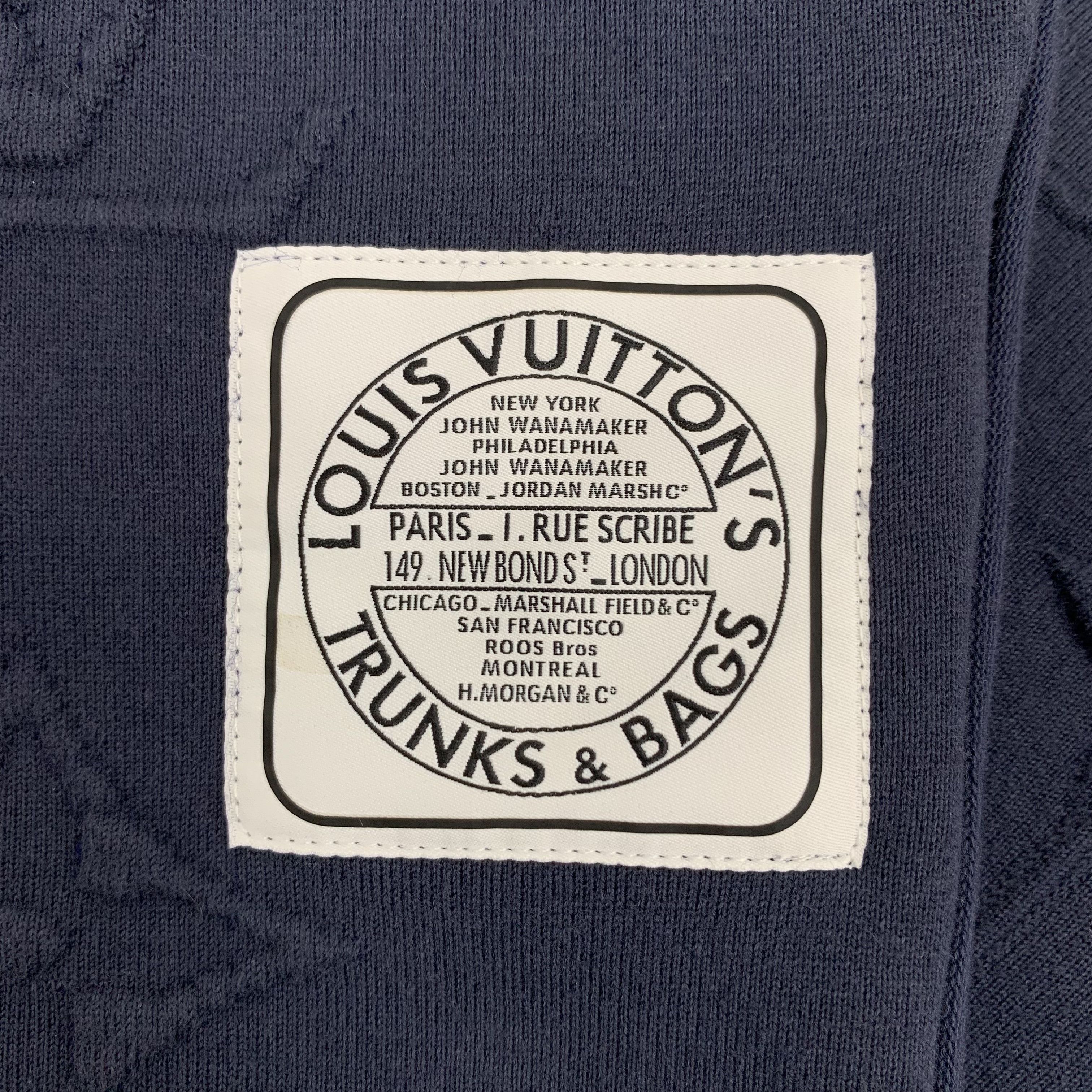Louis Vuitton LV Logo Sweatpants Navy (M) Size US 34 / EU 50 - 6 Thumbnail