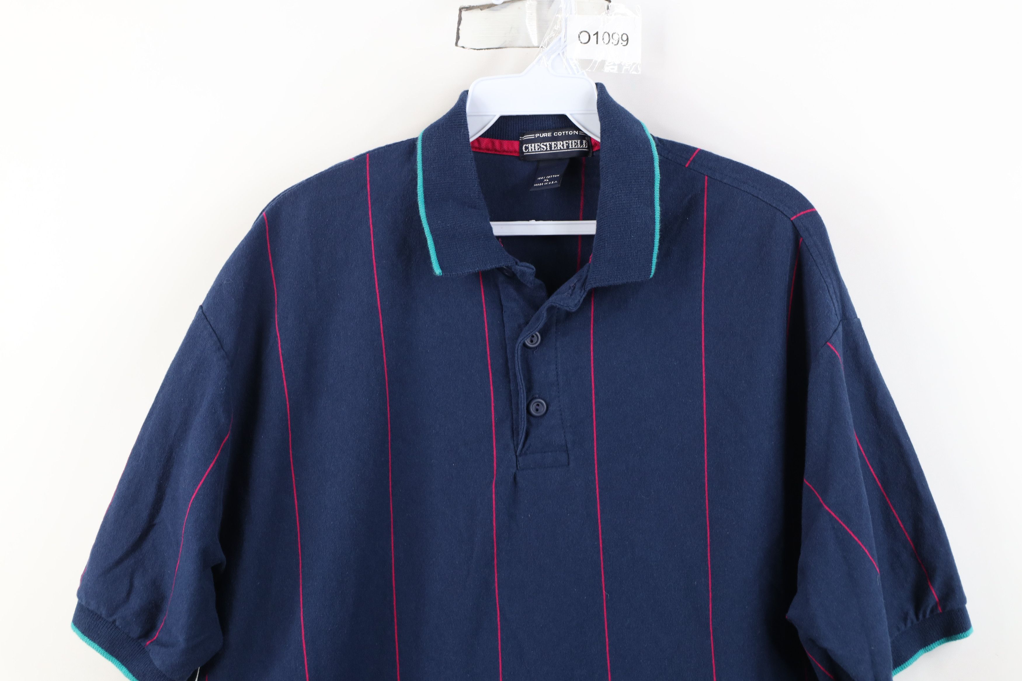 Vintage Vintage 90s Streetwear Knit Collared Golf Polo Shirt USA Size US XL / EU 56 / 4 - 2 Thumbnail