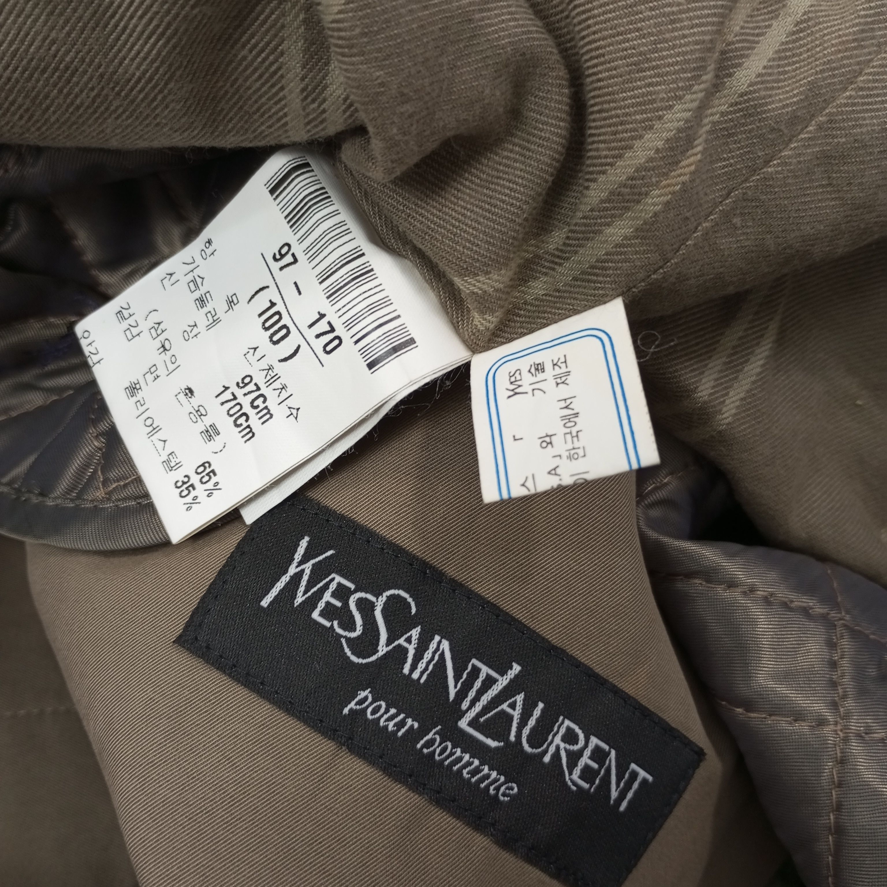 Yves Saint Laurent Yves Saint Laurent Fashion Brand Trench Jacket c250n8 Size US L / EU 52-54 / 3 - 10 Thumbnail