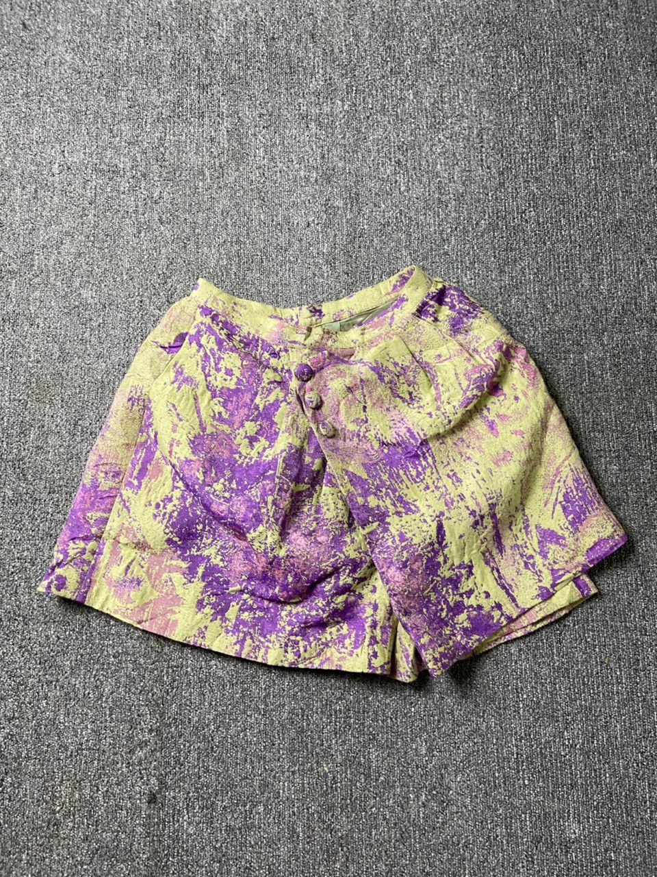 Japanese Brand Ylang Ylang Brand Abstract Mini Skirt (193) Size 22" - 1 Thumbnail