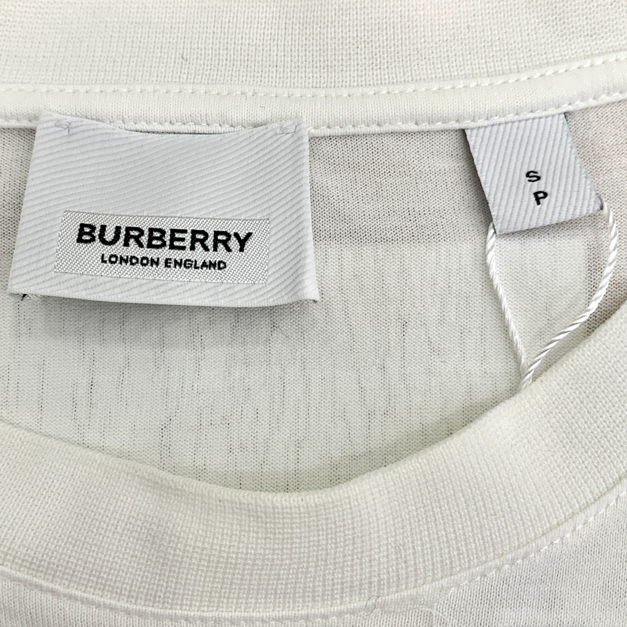 Burberry Burberry London England White T-Shirt With Deer Graphic Size S / US 4 / IT 40 - 6 Thumbnail