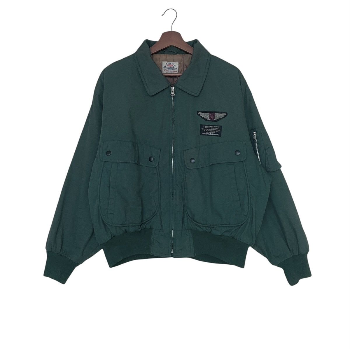 Japanese Brand × Vintage Vintage Brand Blown Out Air Force Flying Jacket 1990s Size US M / EU 48-50 / 2 - 1 Thumbnail