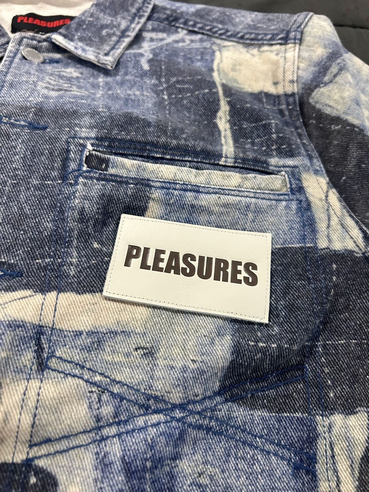 Pleasures PLEASURES Boro Work Jacket – Indigo Size US M / EU 48-50 / 2 - 5 Thumbnail