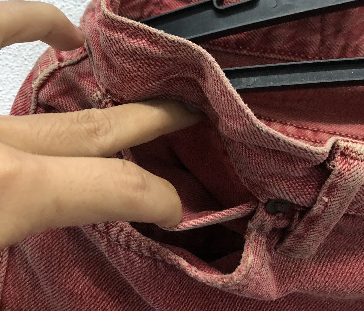 Ralph Lauren × Vintage Ralph Lauren Red Denim Jeans Made in Mexico Size 67/93 Size US 32 / EU 48 - 7 Thumbnail