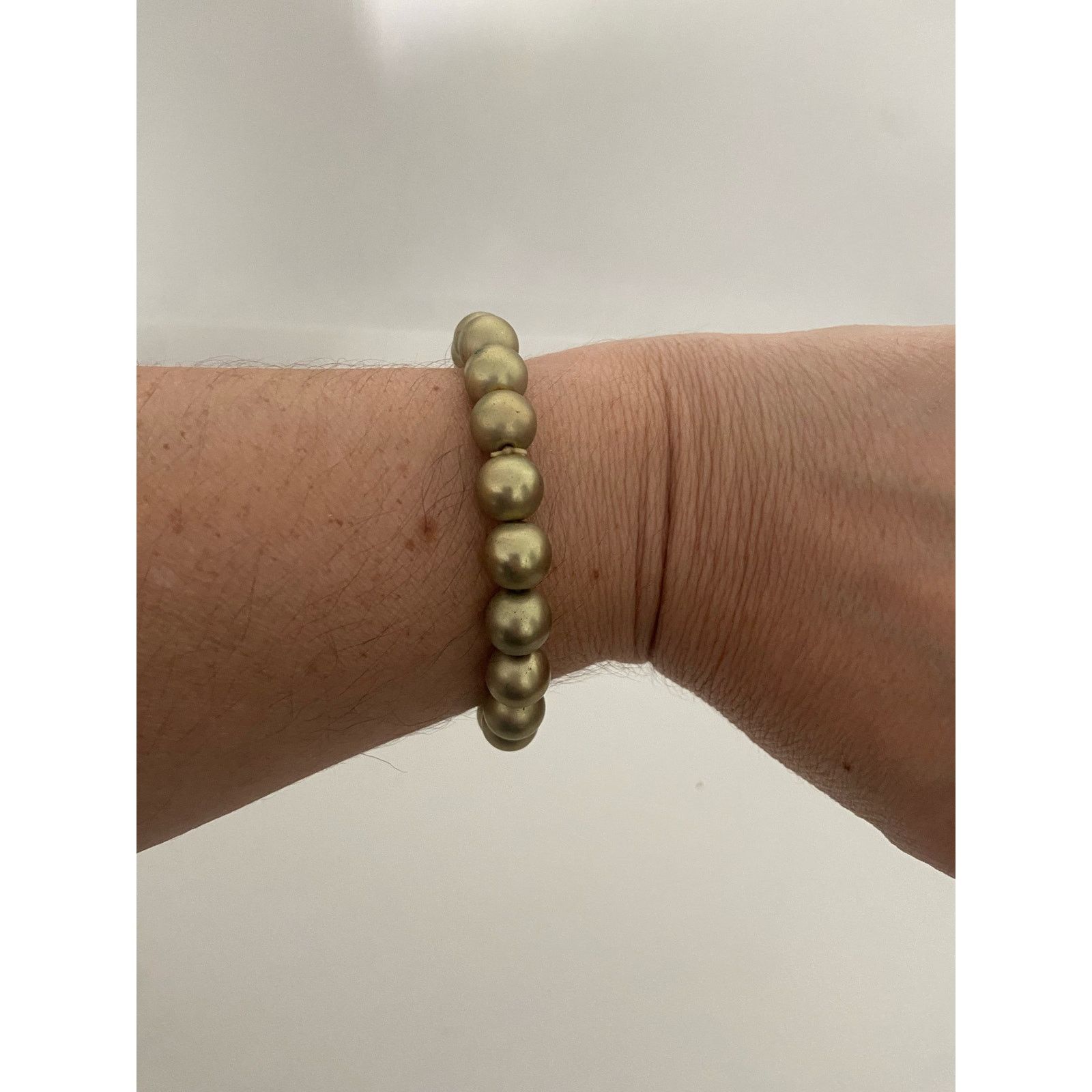 Handmade handmade gold bead bracelet Size ONE SIZE - 1 Thumbnail