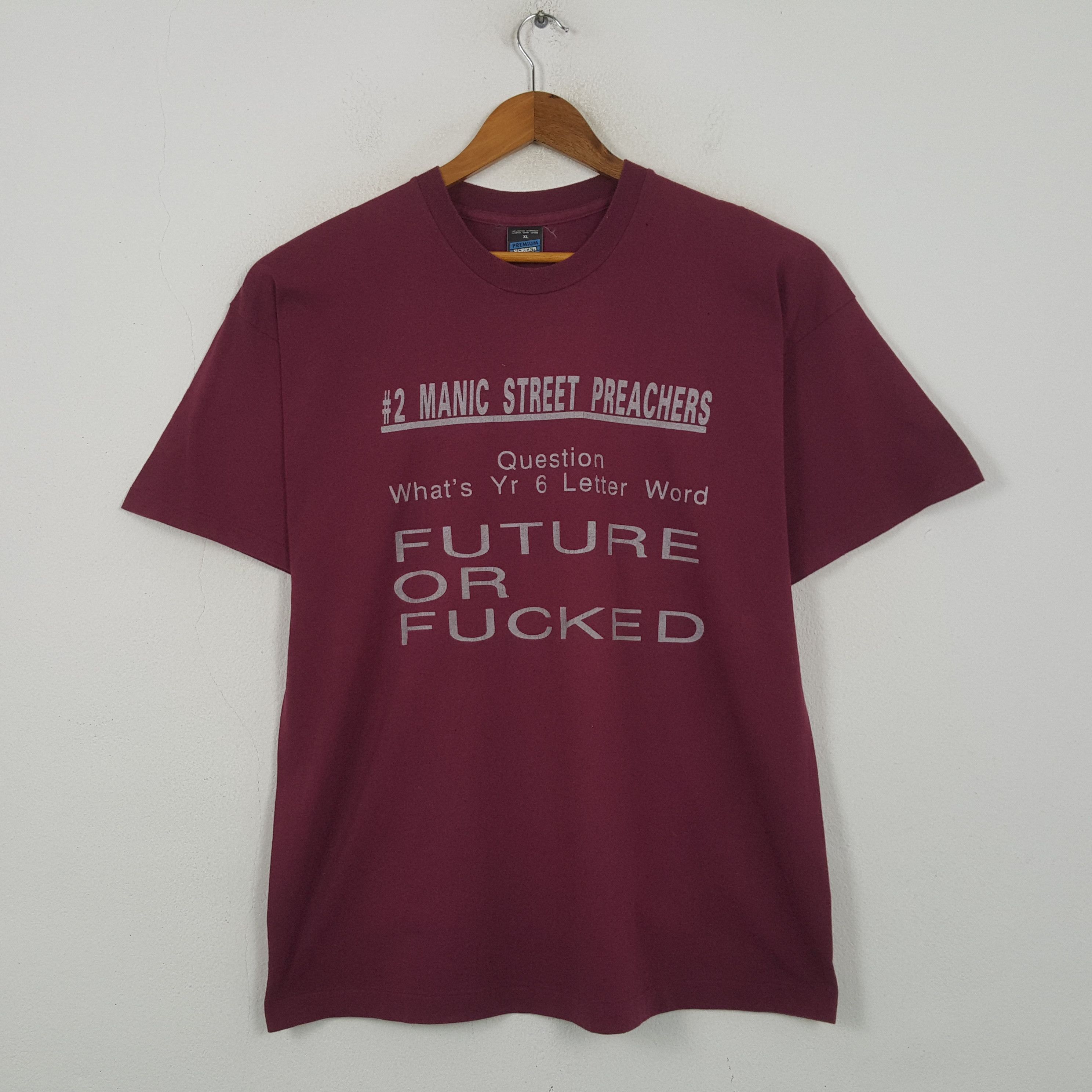 Vintage #2 Manic Street Preachers Welsh Rock Band T-shirt 32