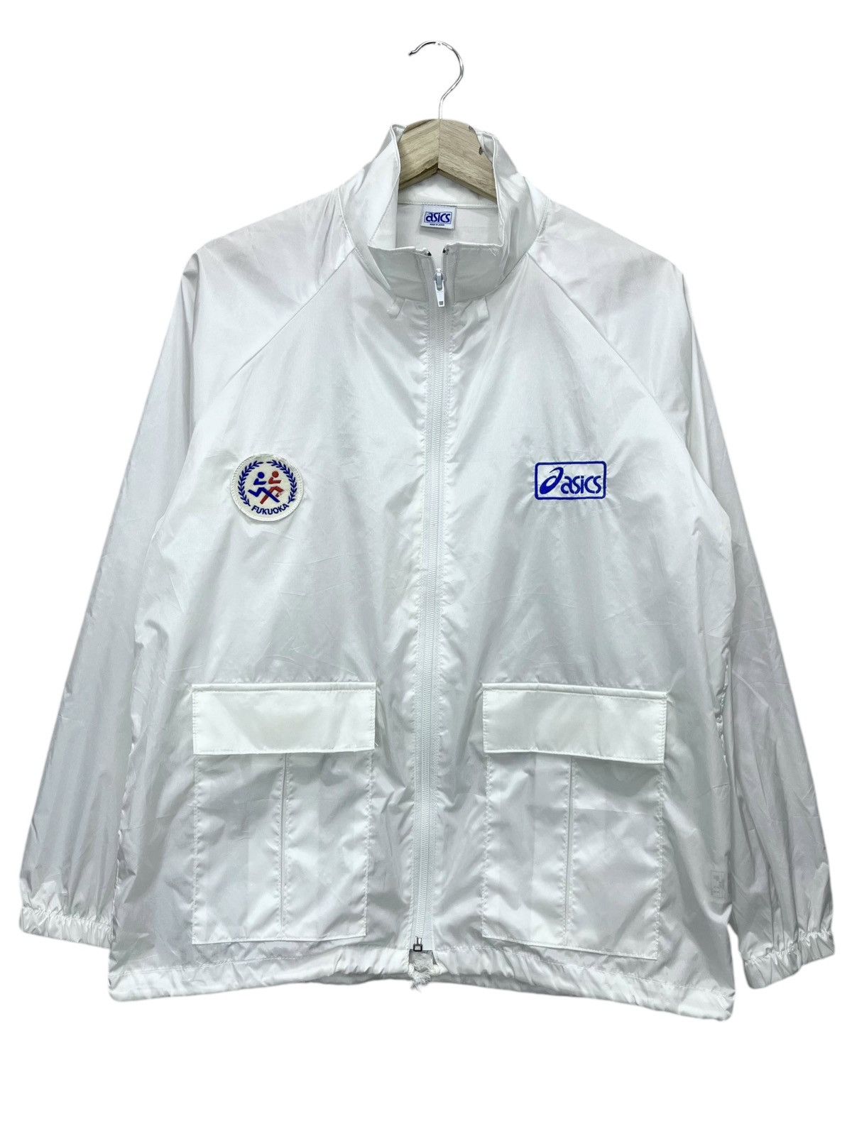 Asics 🔥Vintage ASICS MADE IN JAPAN Light Nylon Windbreaker Size US S / EU 44-46 / 1 - 1 Thumbnail